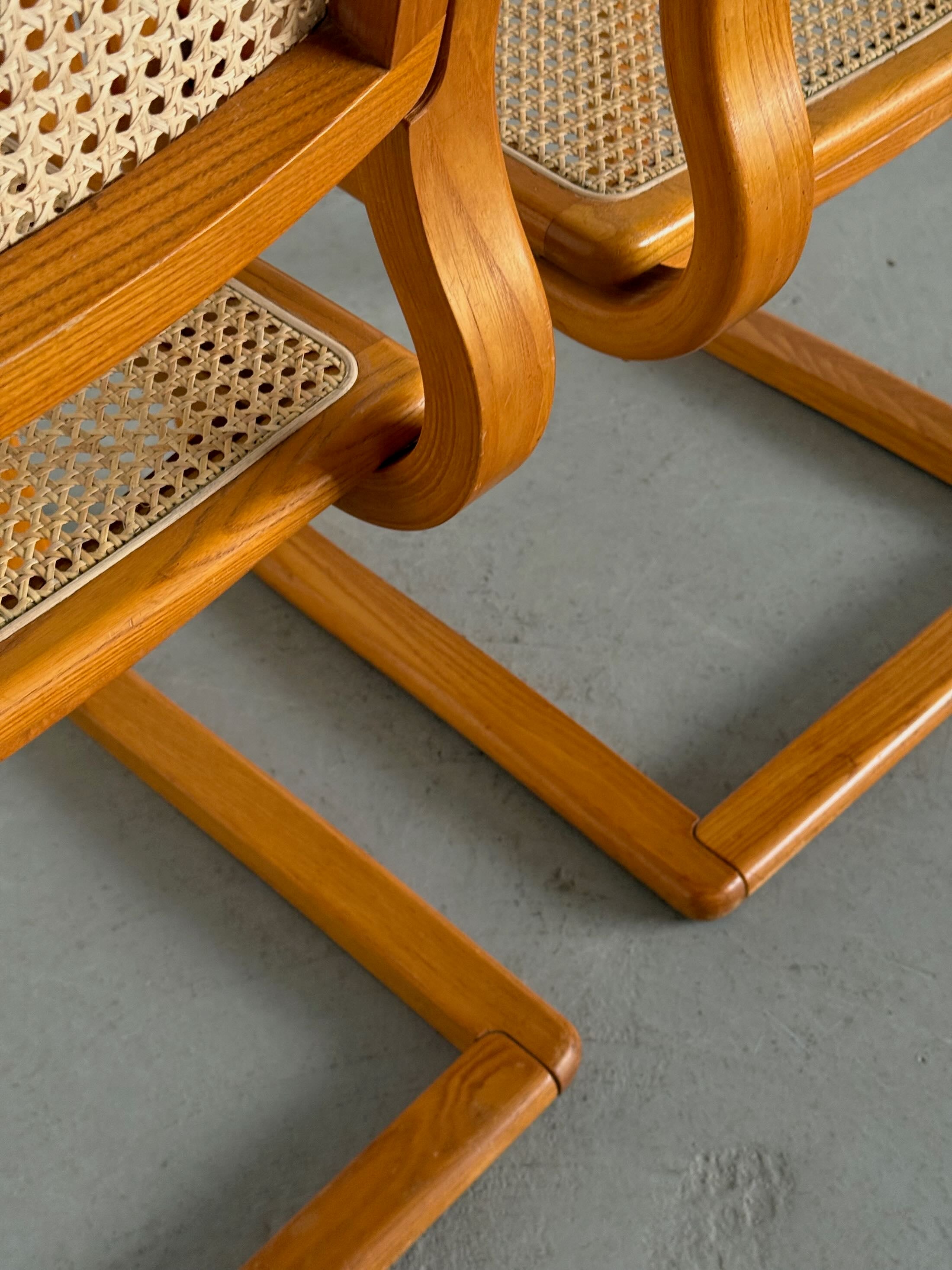 Cantilever Armchairs by Lübke