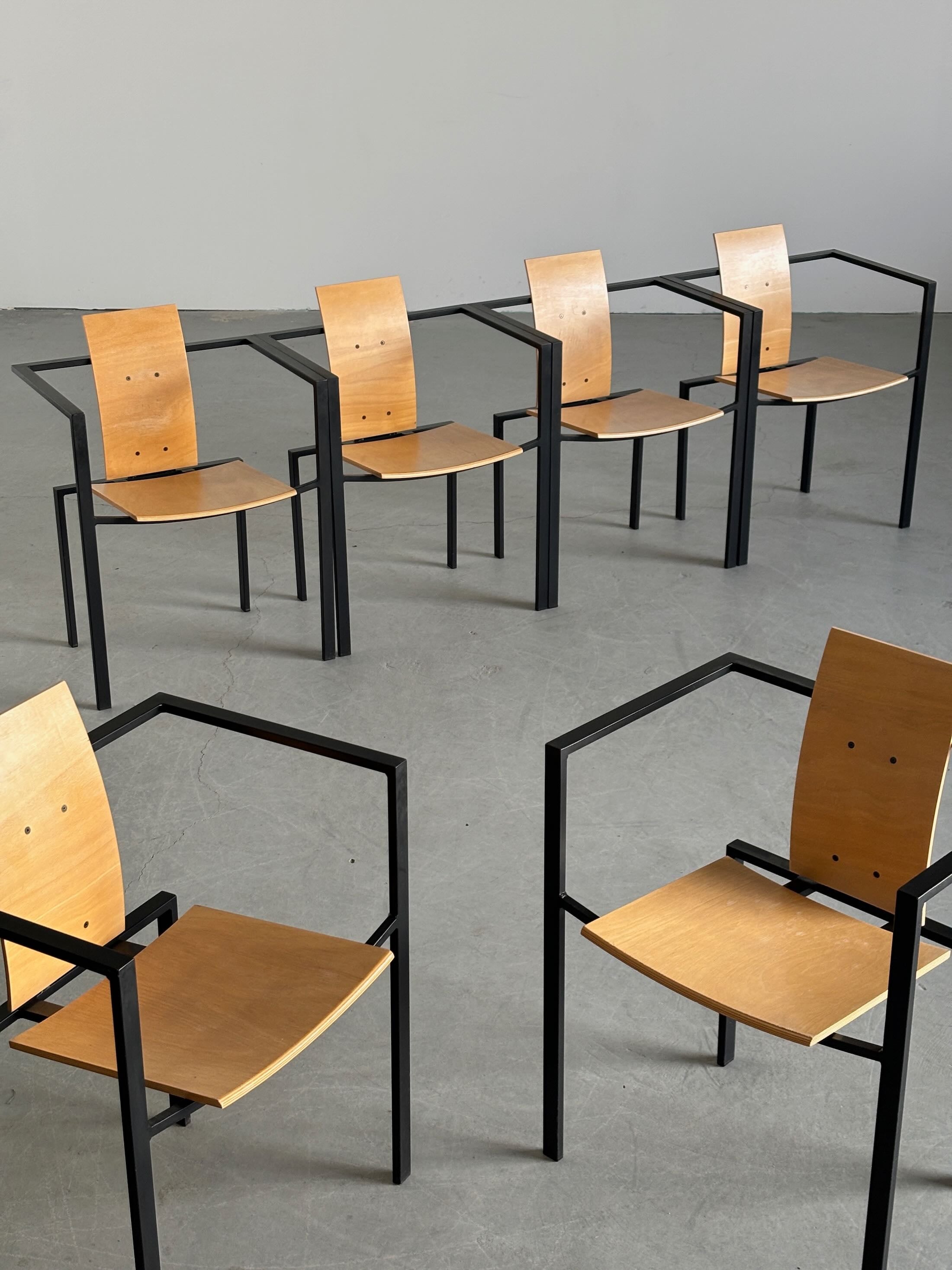 Geometrical Chairs by Karl Friedrich Förster for KFF