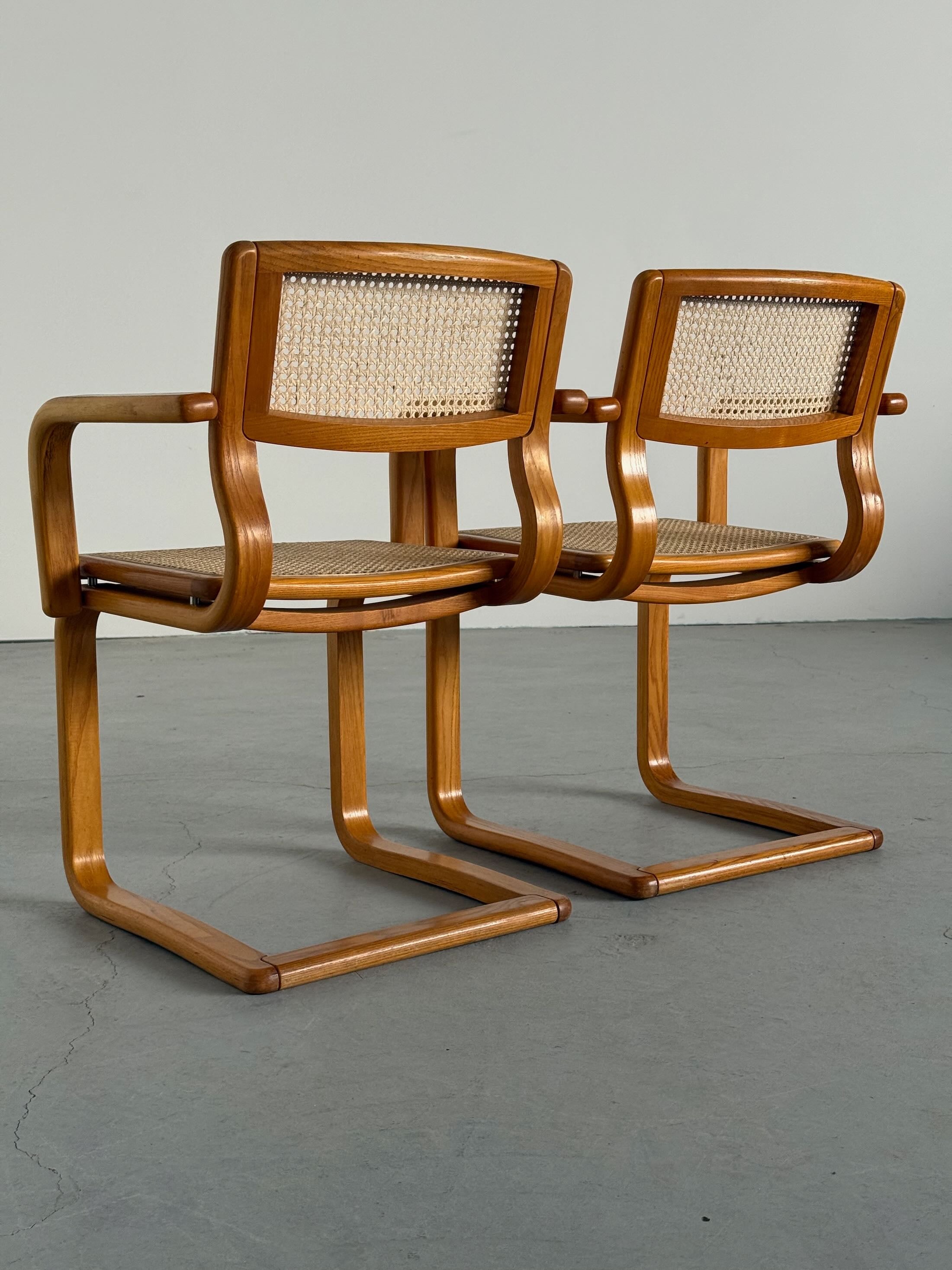 Cantilever Armchairs by Lübke