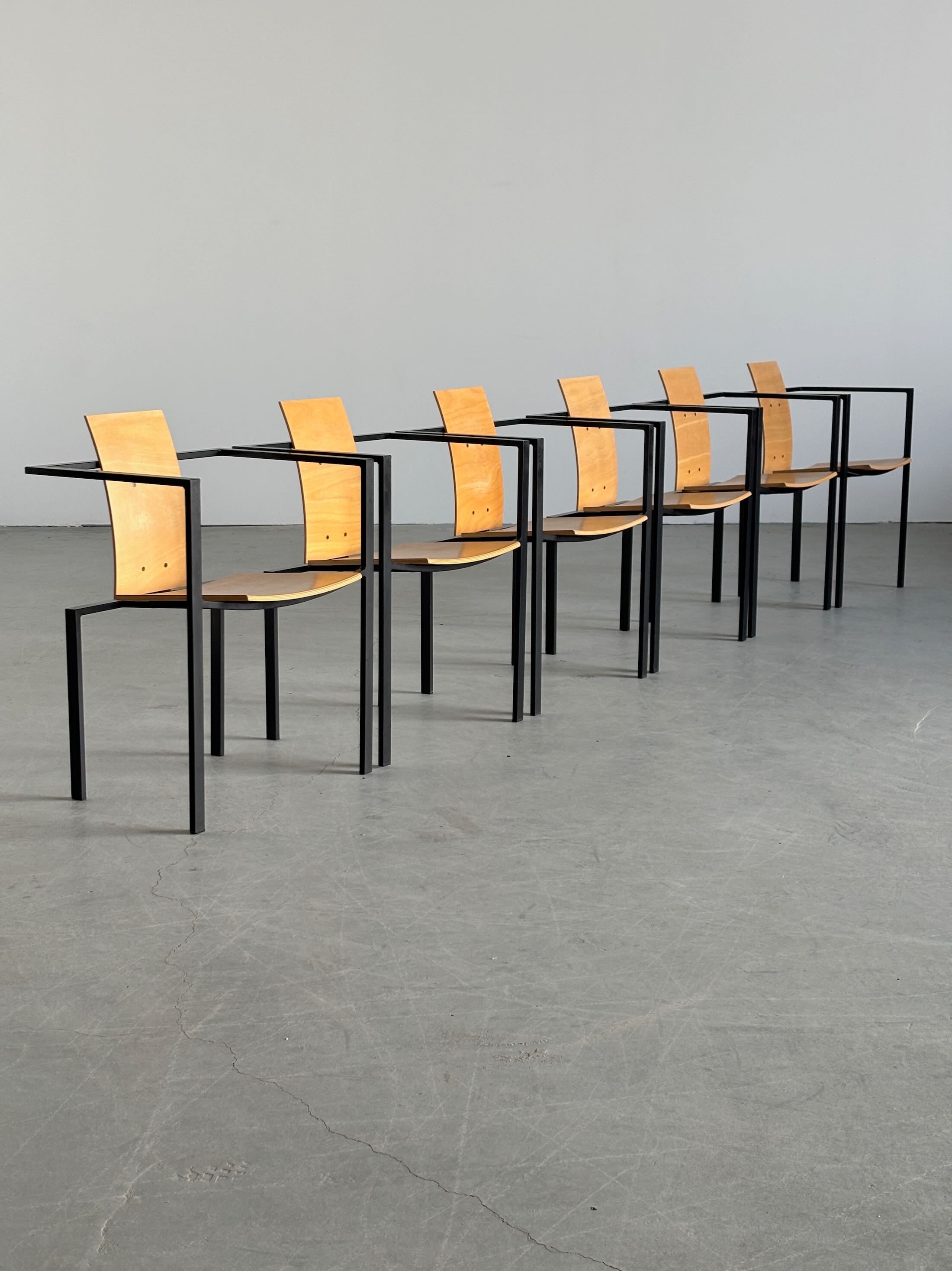 Geometrical Chairs by Karl Friedrich Förster for KFF