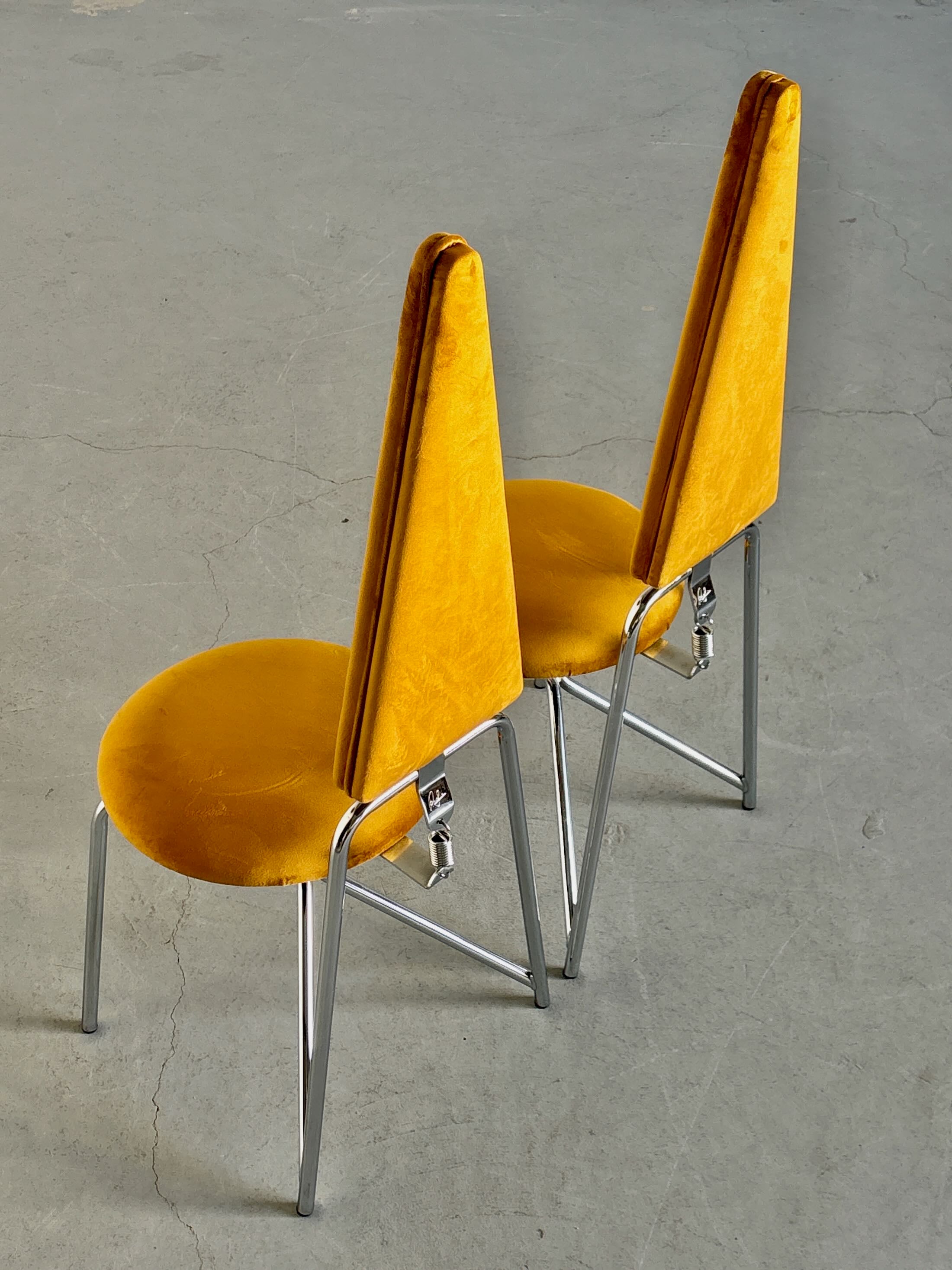 Geometric Dining Chairs by Rach Finazzi