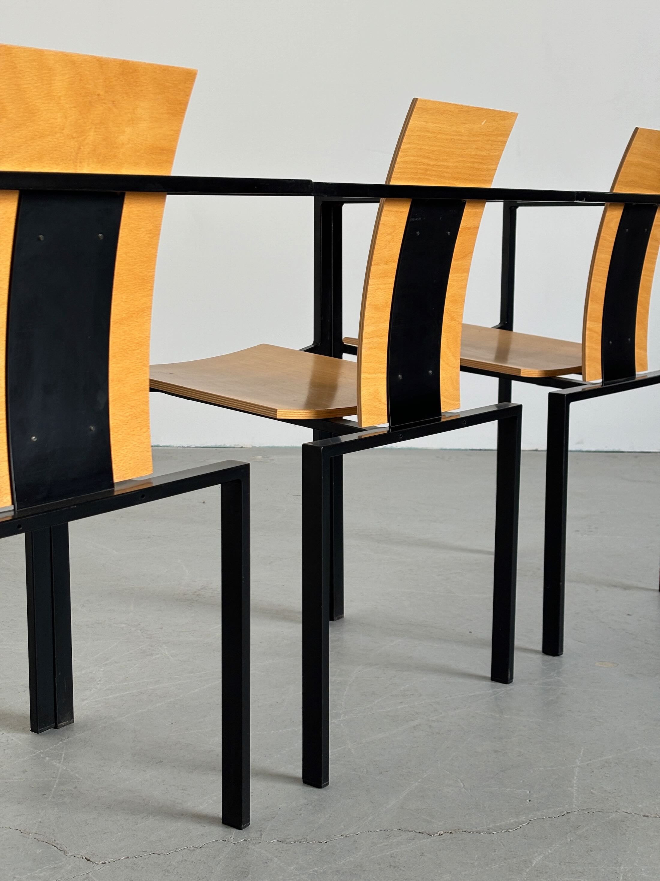 Geometrical Chairs by Karl Friedrich Förster for KFF