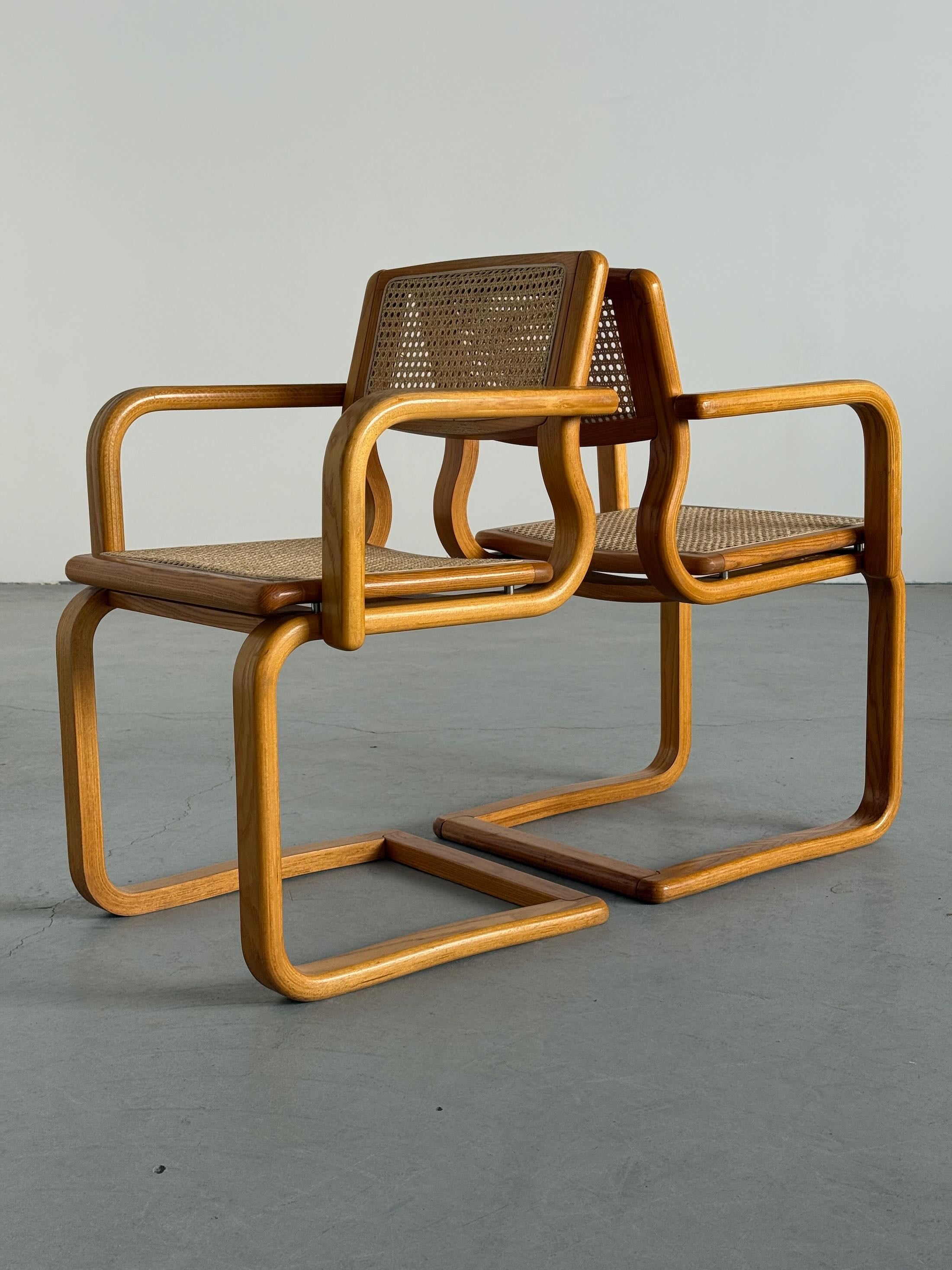 Cantilever Armchairs by Lübke