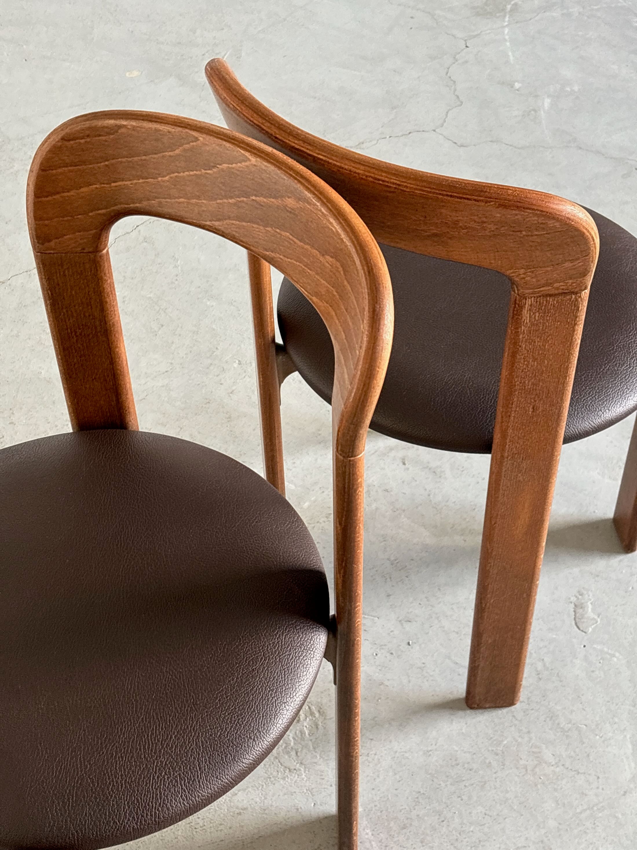Bruno Rey Dining Chairs by Kusch & Co
