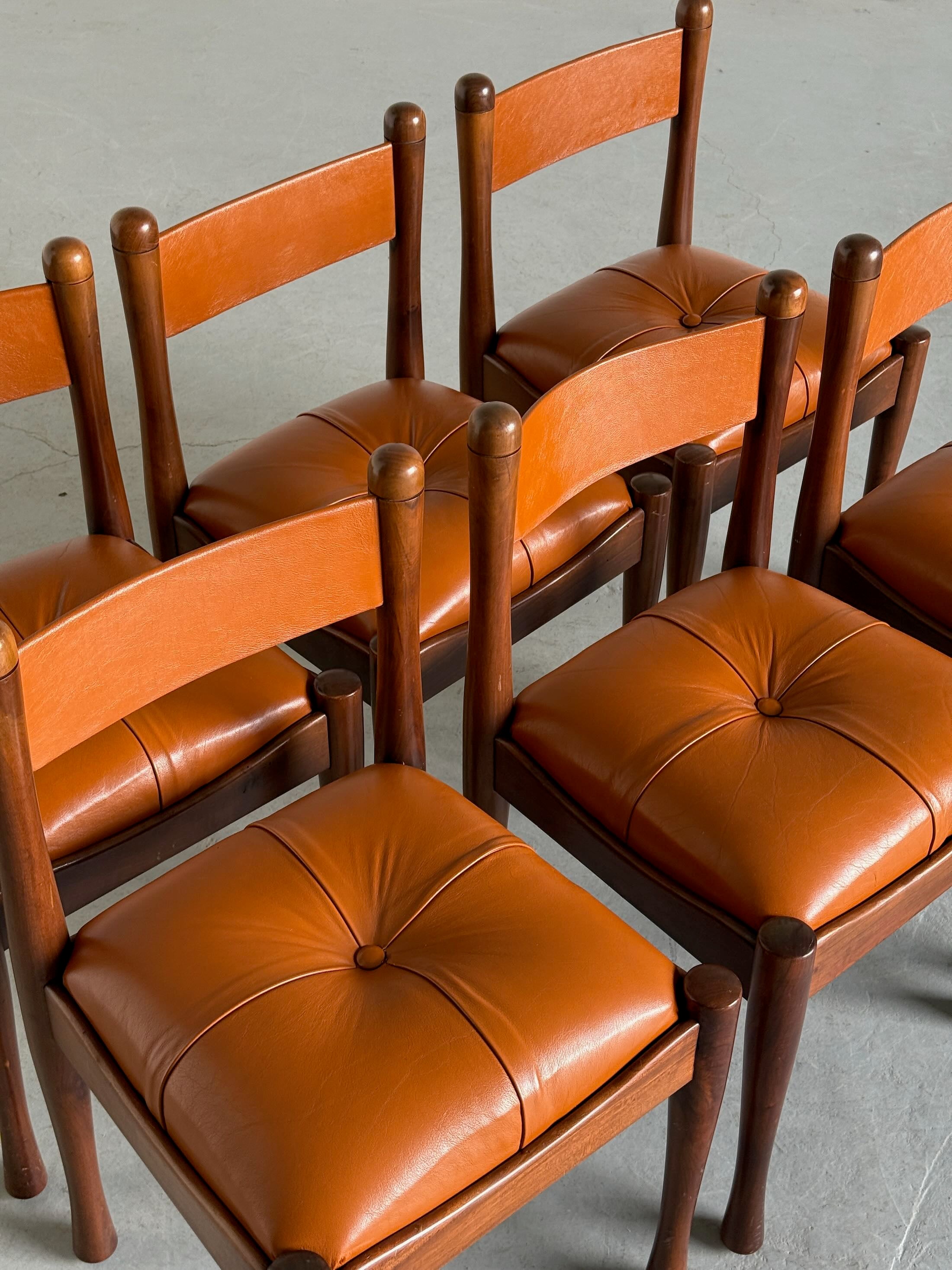 Dining Chairs by Silvio Coppola for Bernini