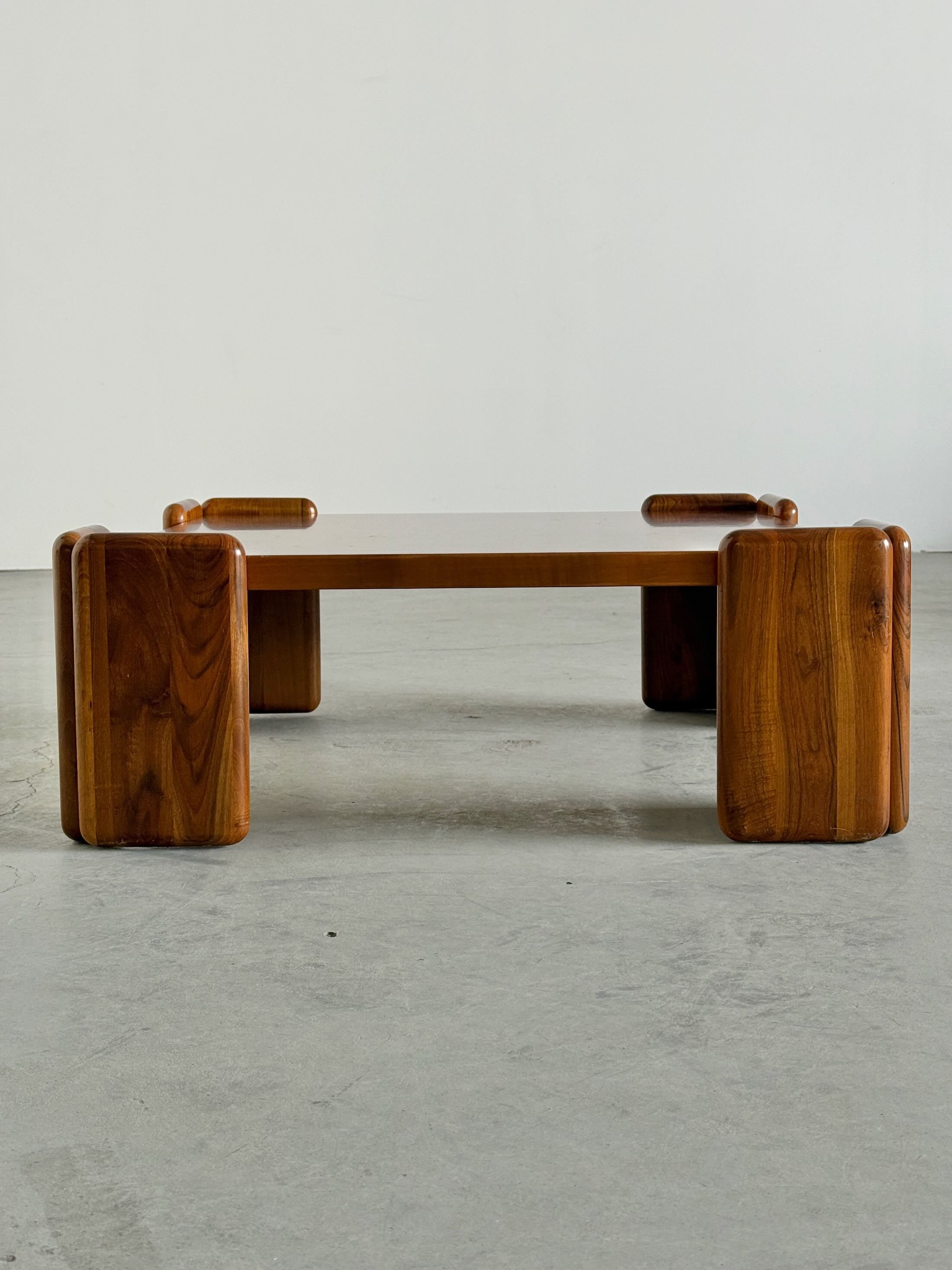 Walnut Coffee Table by Mario Marenco for Mobilgirgi