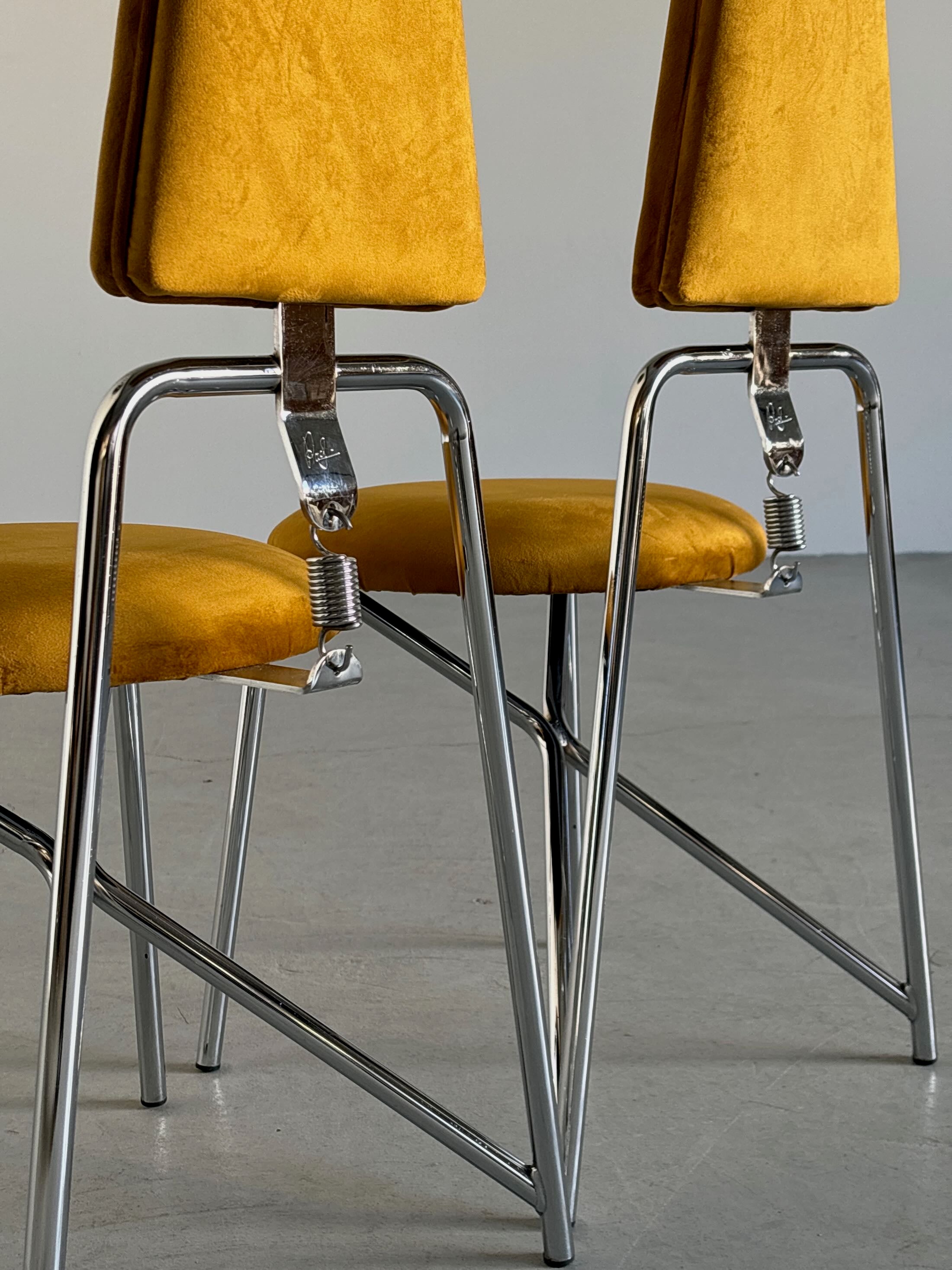 Geometric Dining Chairs by Rach Finazzi