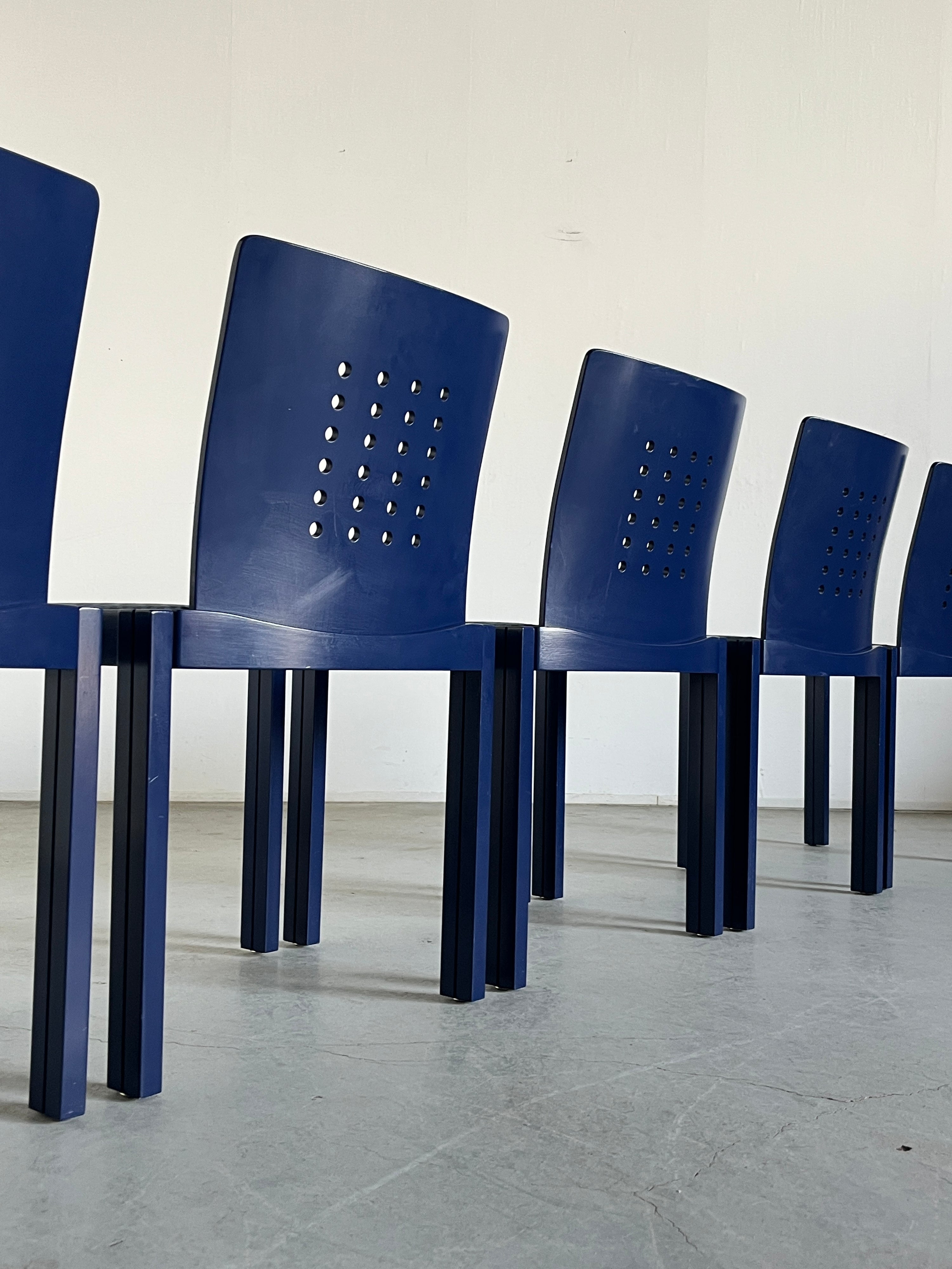 Thonet Vienna Postmodern Stackable Dining Chairs, 1990s