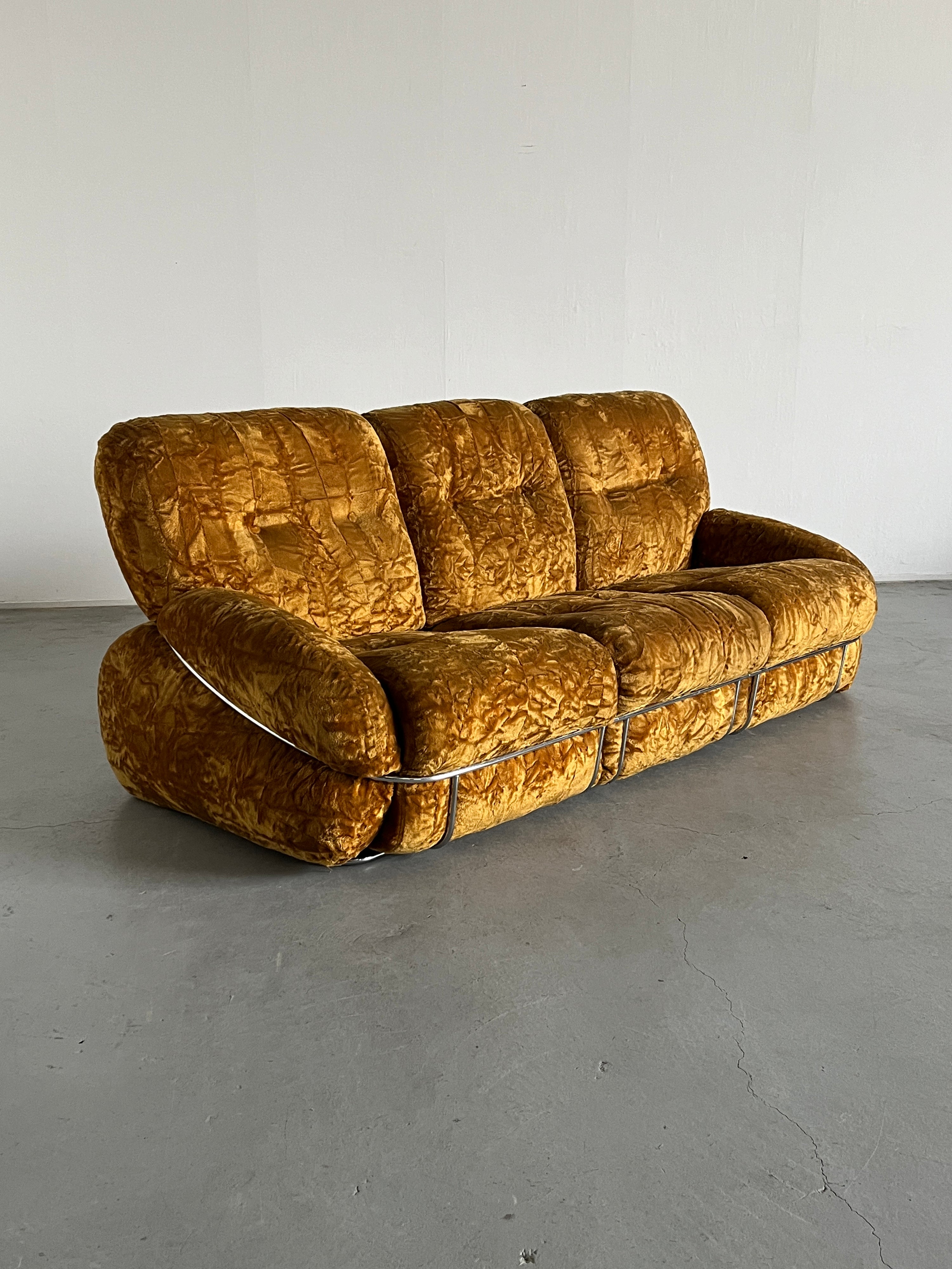 Adriano Piazzesi 'Okay' Sofa Seating Set, Iconic Mid-Century Design, 1970s