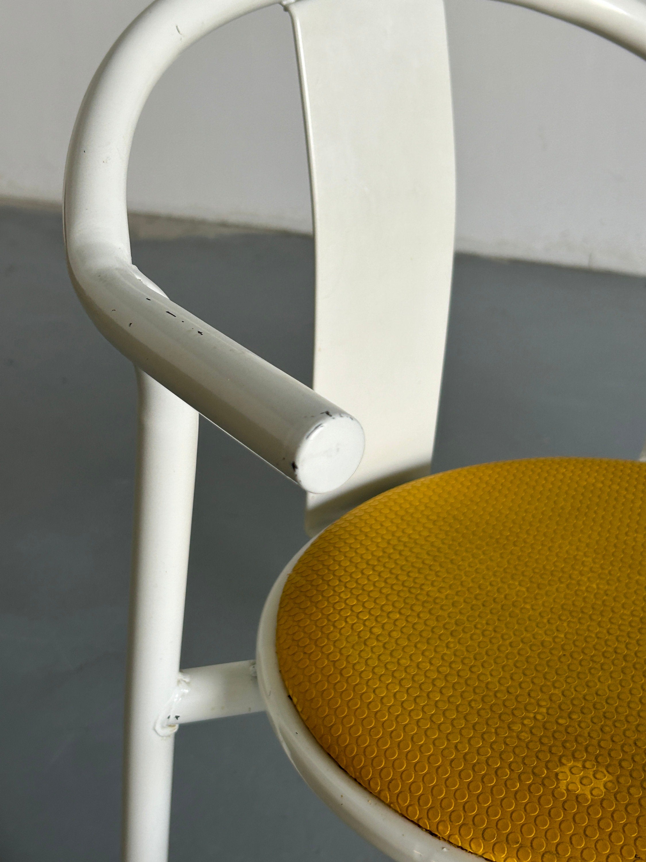 Pair of Vintage Ikea Postmodern Memphis MAXMO Metal Dining Chairs, 1980s IKEA