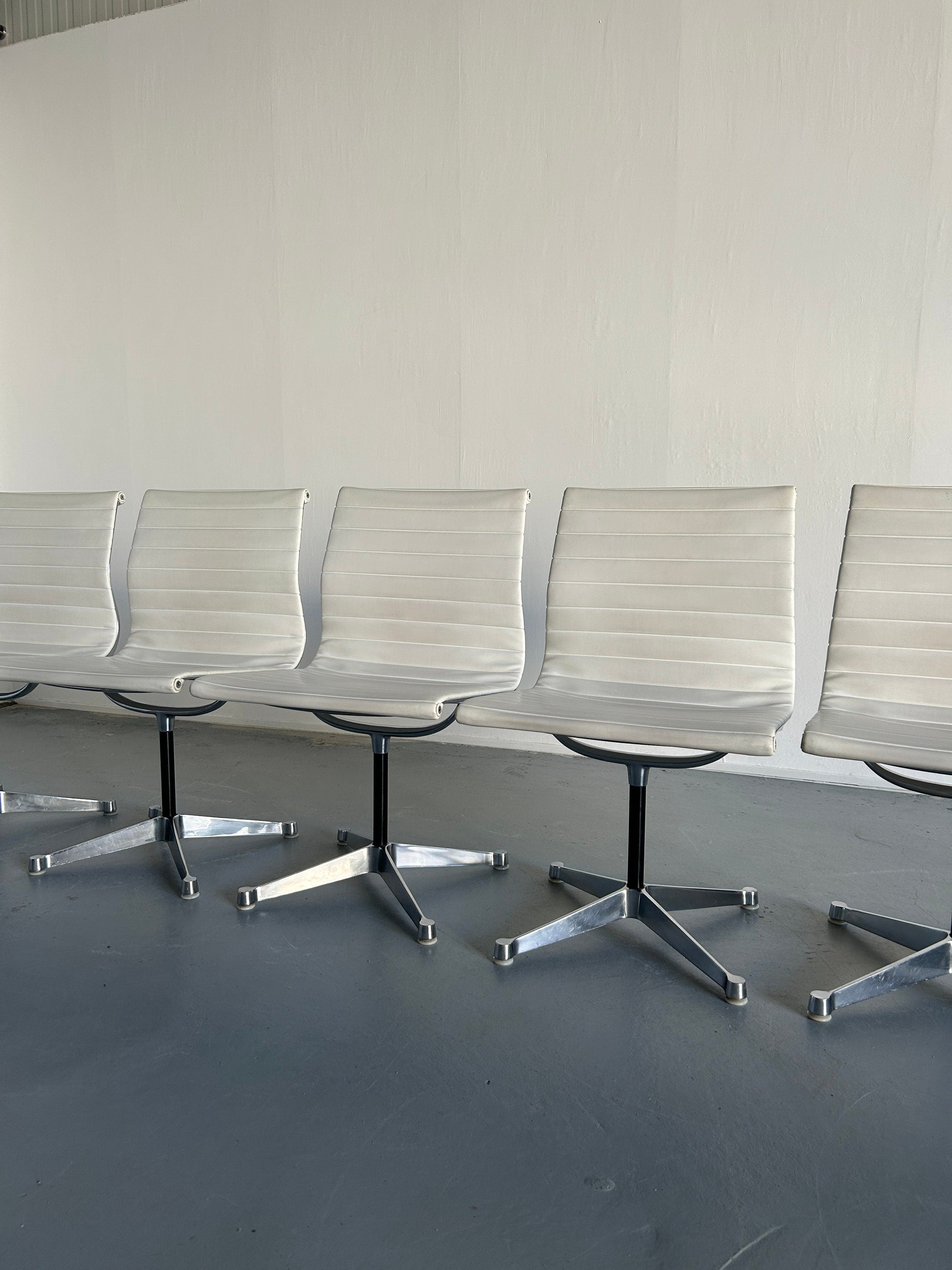 EA 107 Aluminium Desk Chair by Charles & Ray Eames for Herman Miller, 1990s
