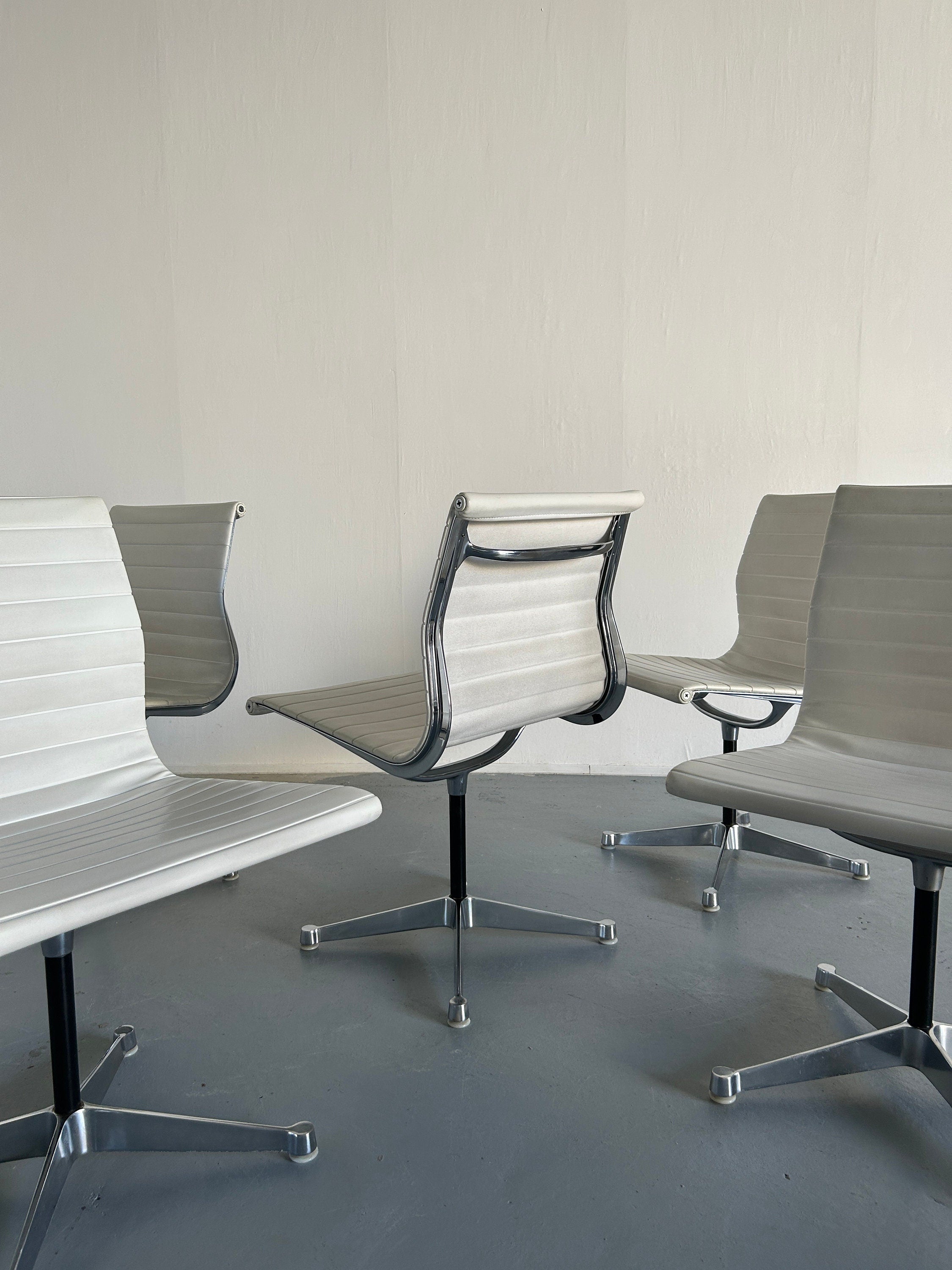 EA 107 Aluminium Desk Chair by Charles & Ray Eames for Herman Miller, 1990s