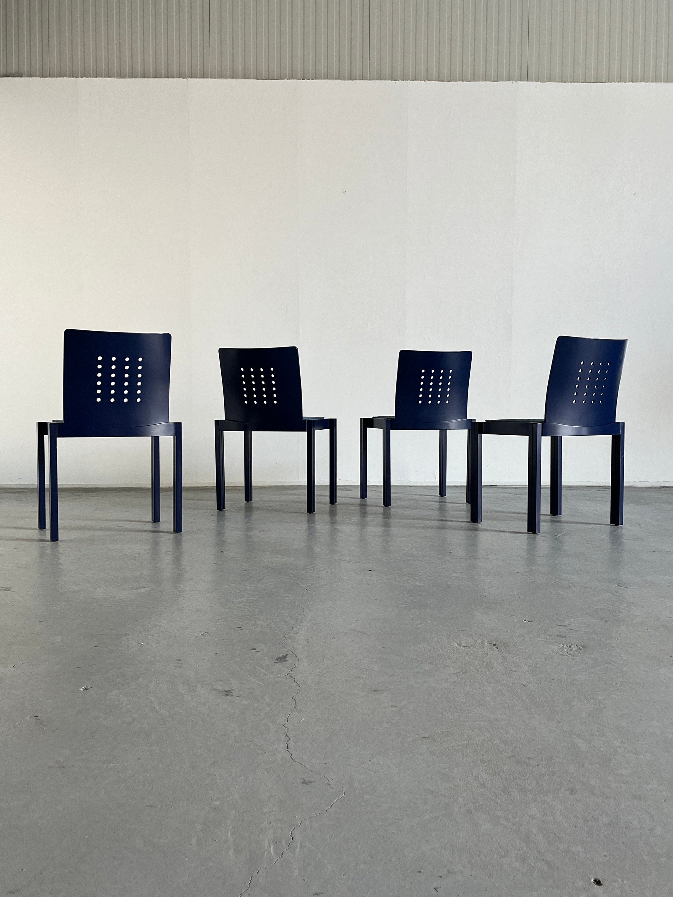 Thonet Vienna Postmodern Stackable Dining Chairs, 1990s