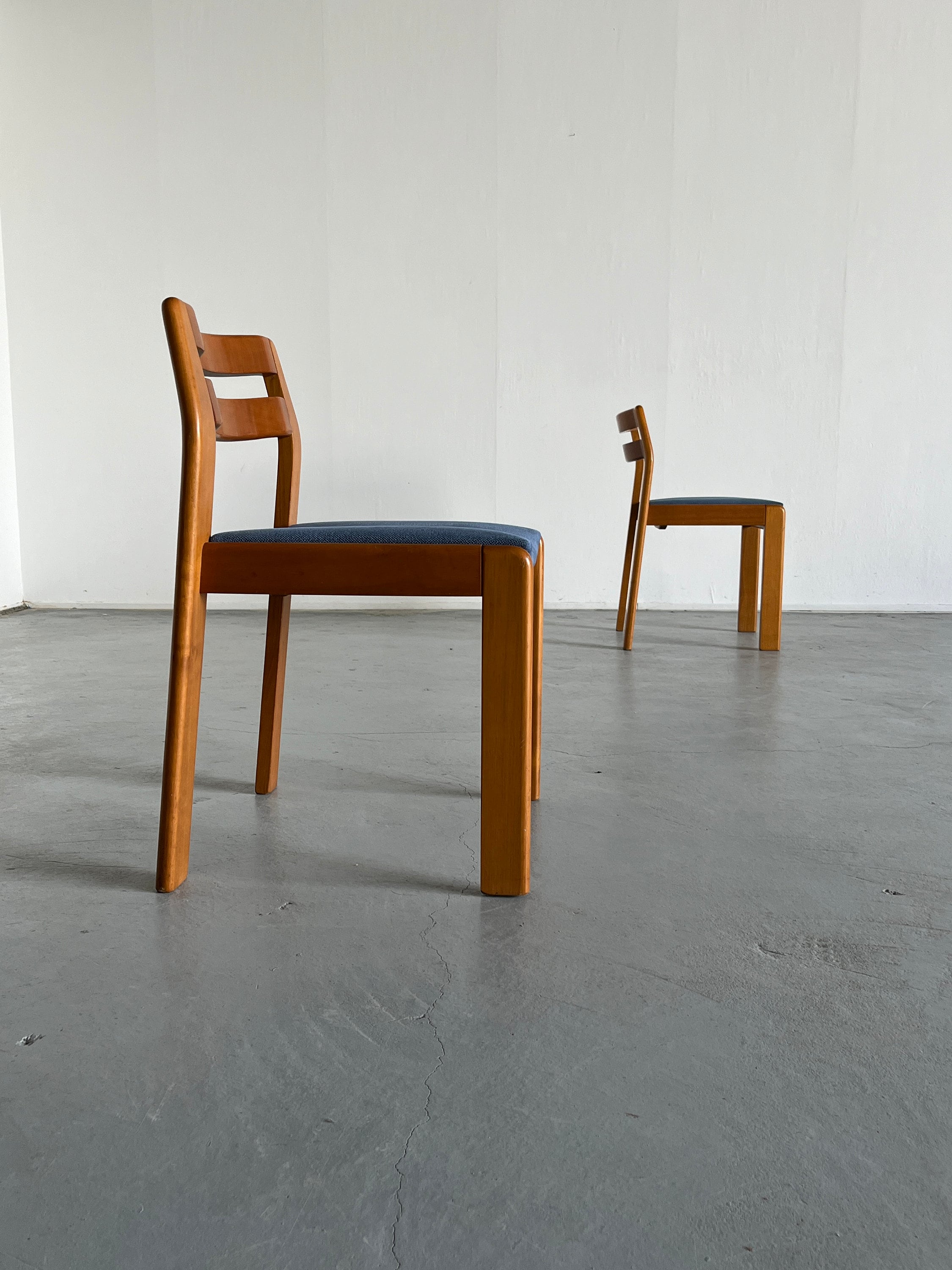 Italian Lacquered Wood Dining Chairs, 1960s