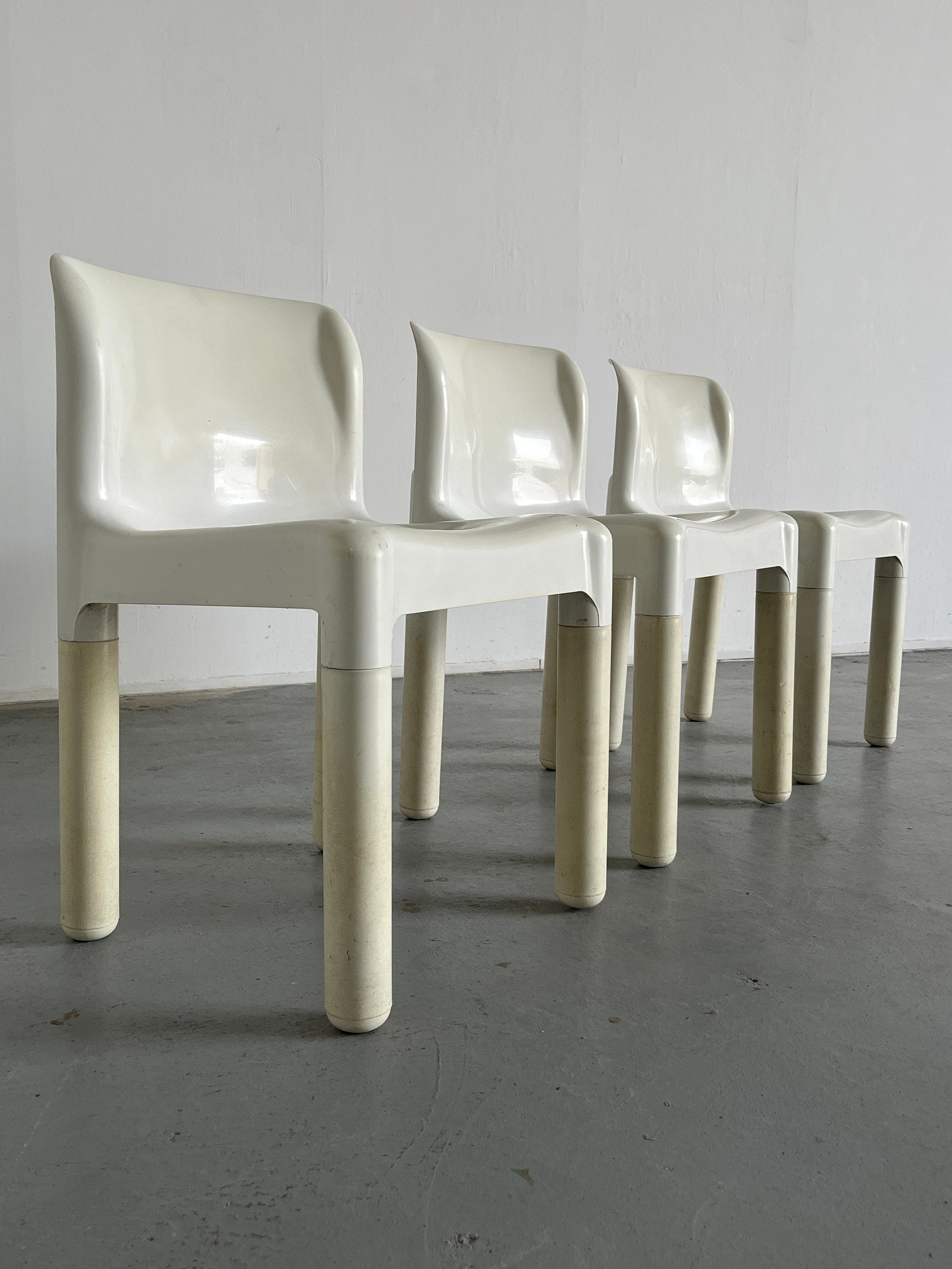 Carlo Bartoli 4875 Chairs for Kartell, 1972