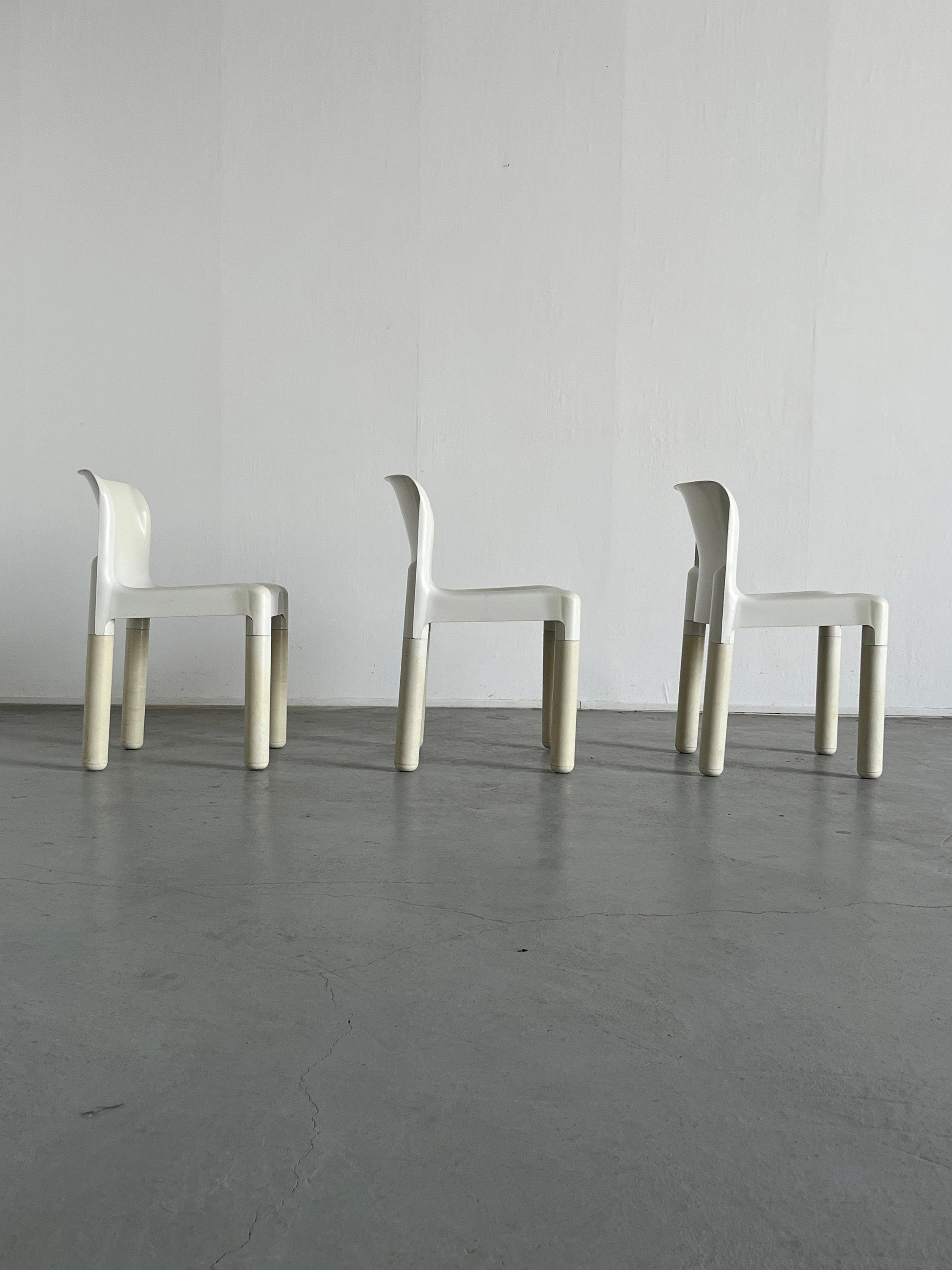 Carlo Bartoli 4875 Chairs for Kartell, 1972