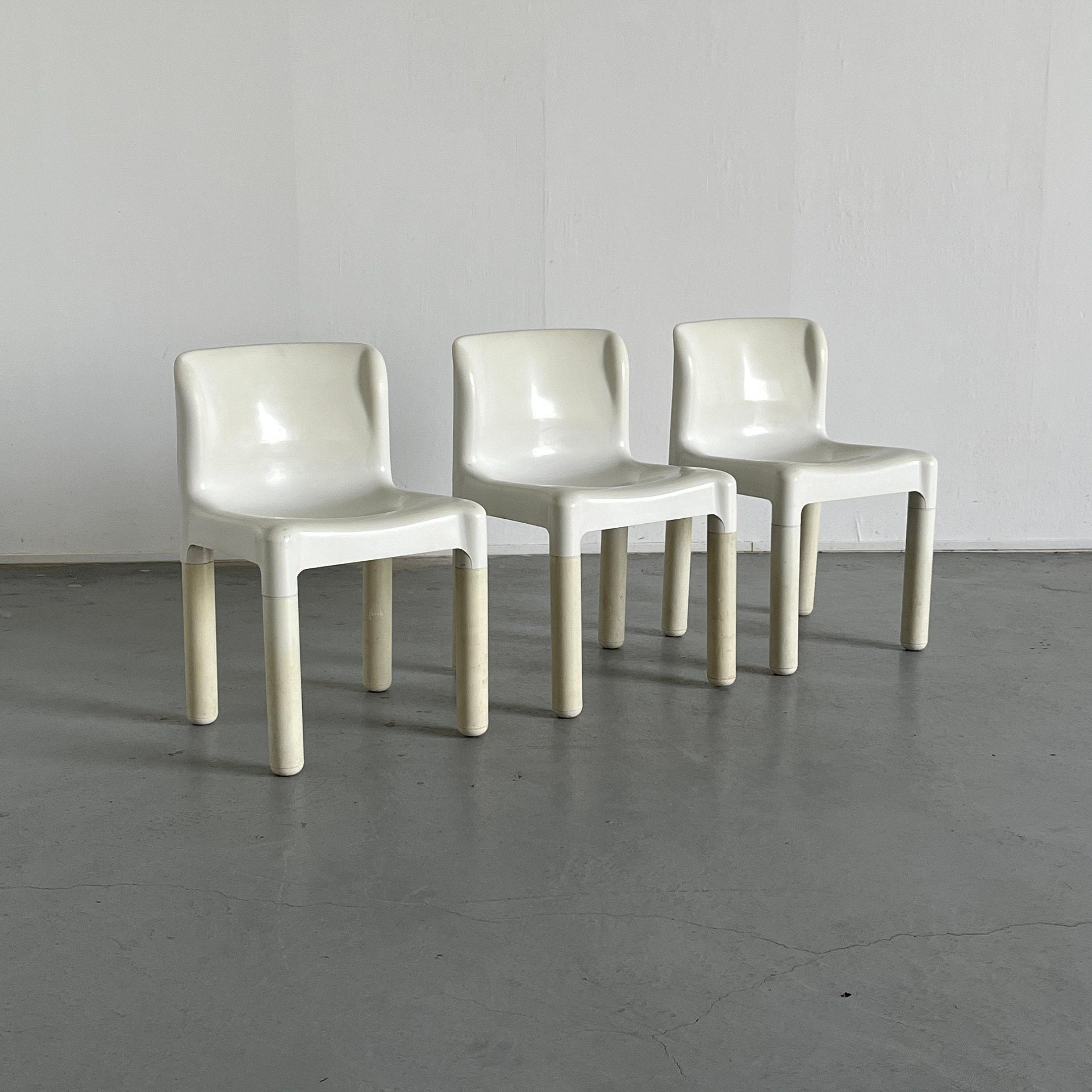 Carlo Bartoli 4875 Chairs for Kartell, 1972