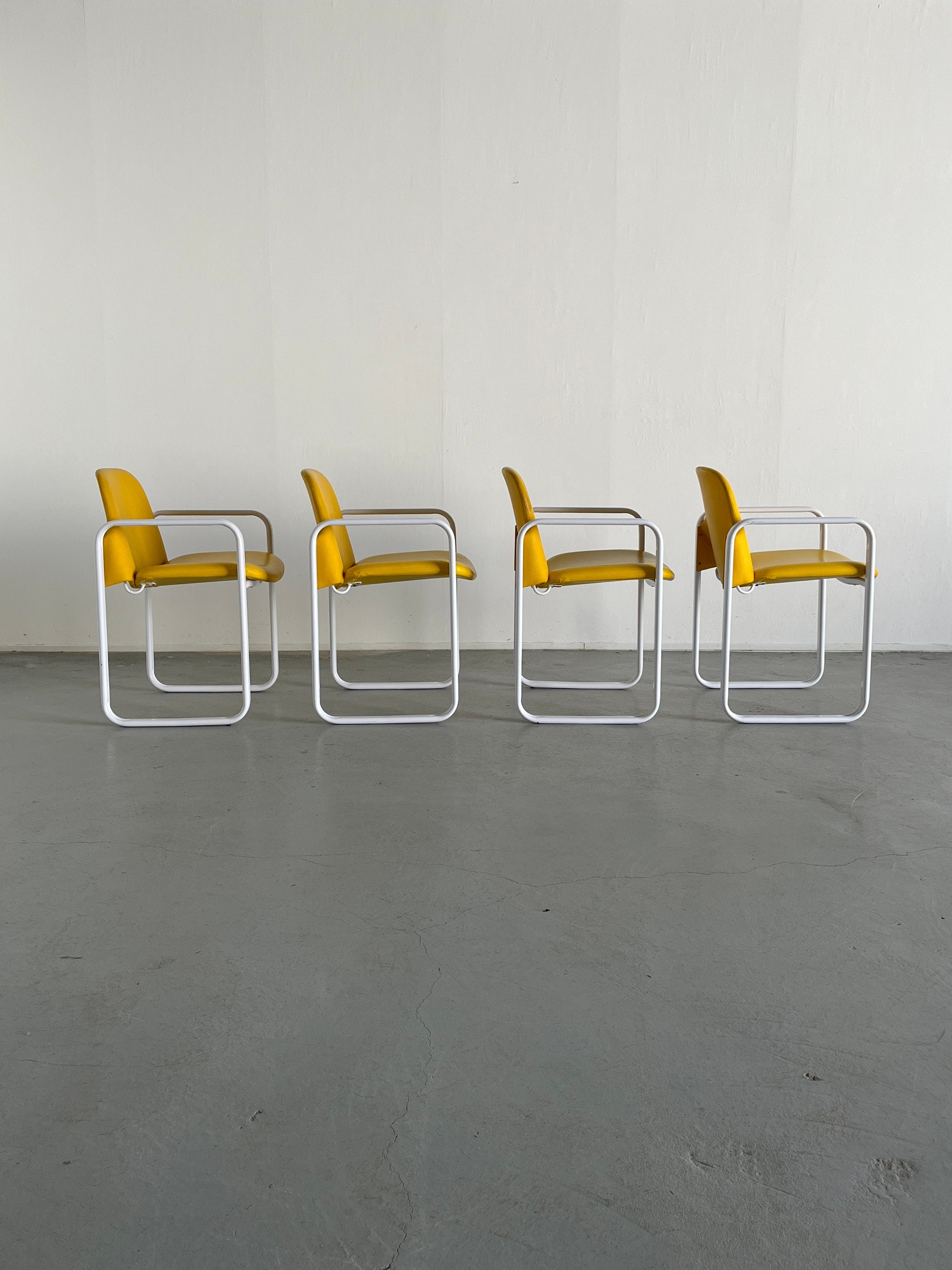 Memphis Style Armchairs by Thema Italy, 1980s
