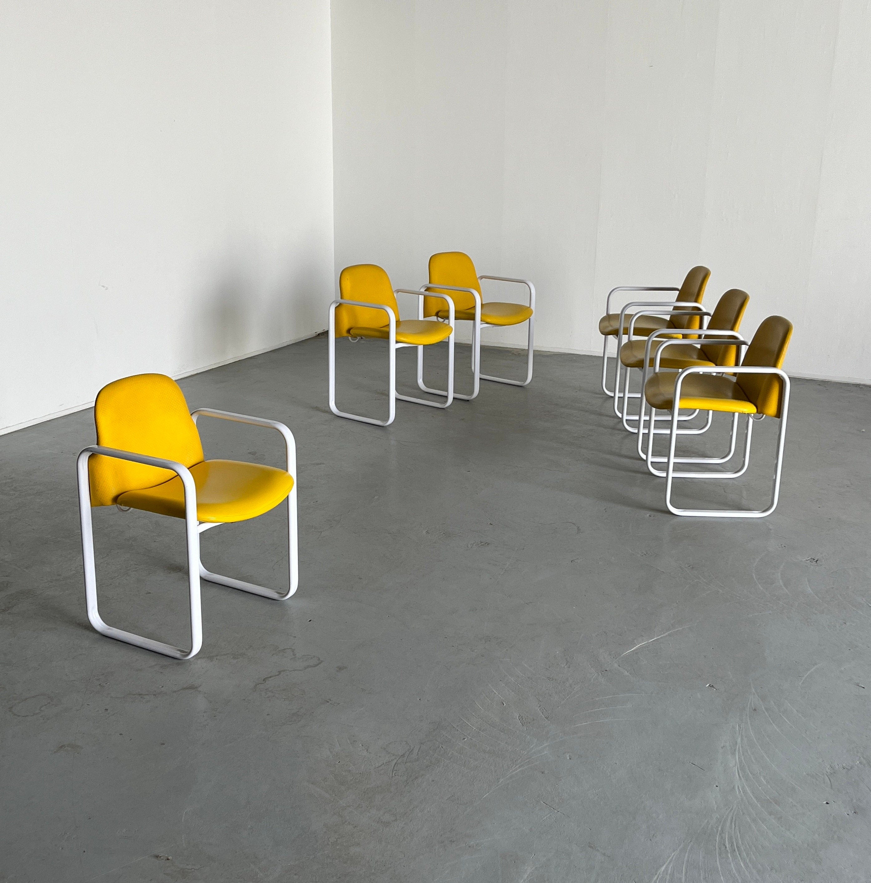 Memphis Style Armchairs by Thema Italy, 1980s