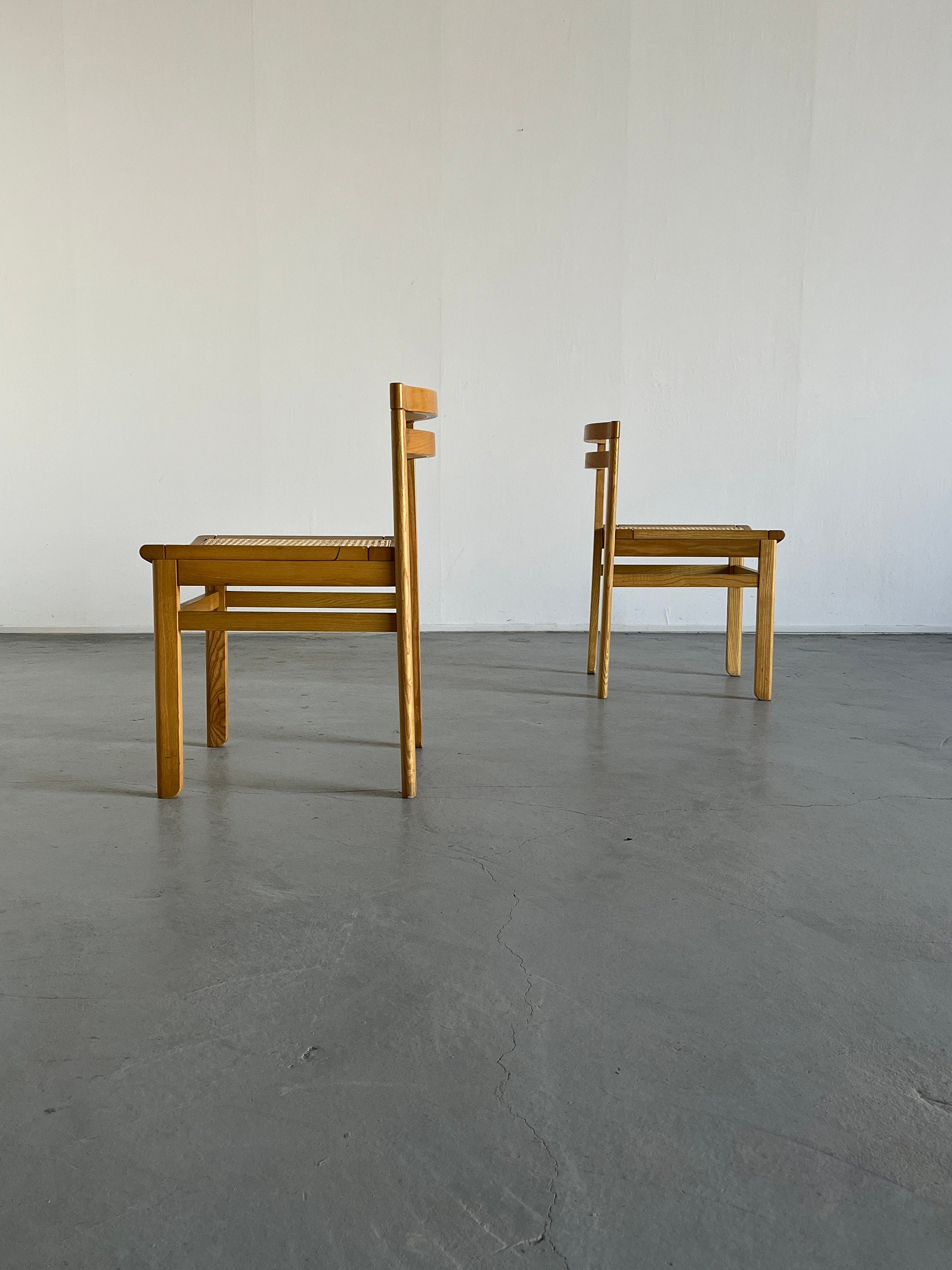 Mid-Century Modern Constructivist Chairs in Beech, 1960s