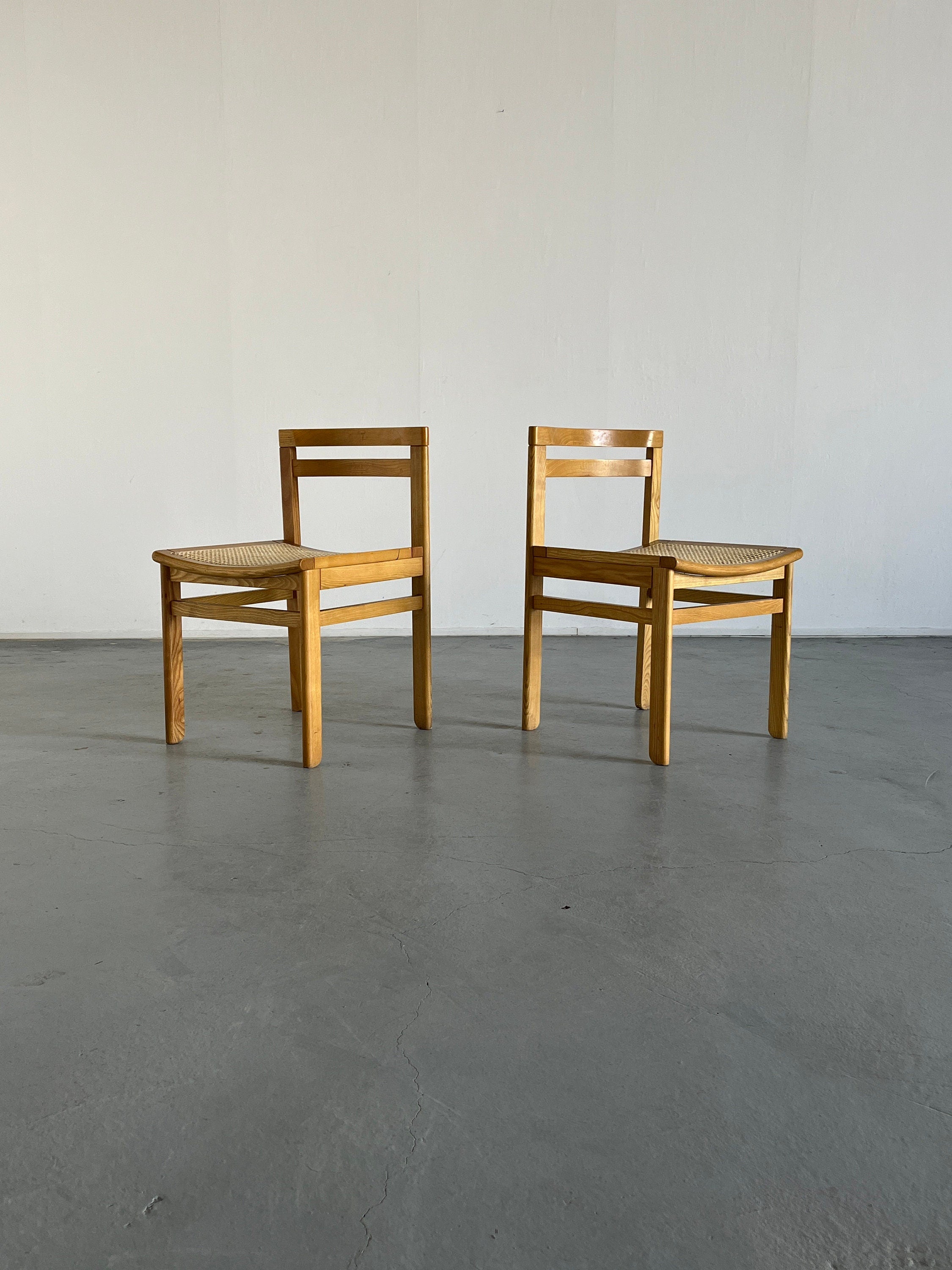 Mid-Century Modern Constructivist Chairs in Beech, 1960s