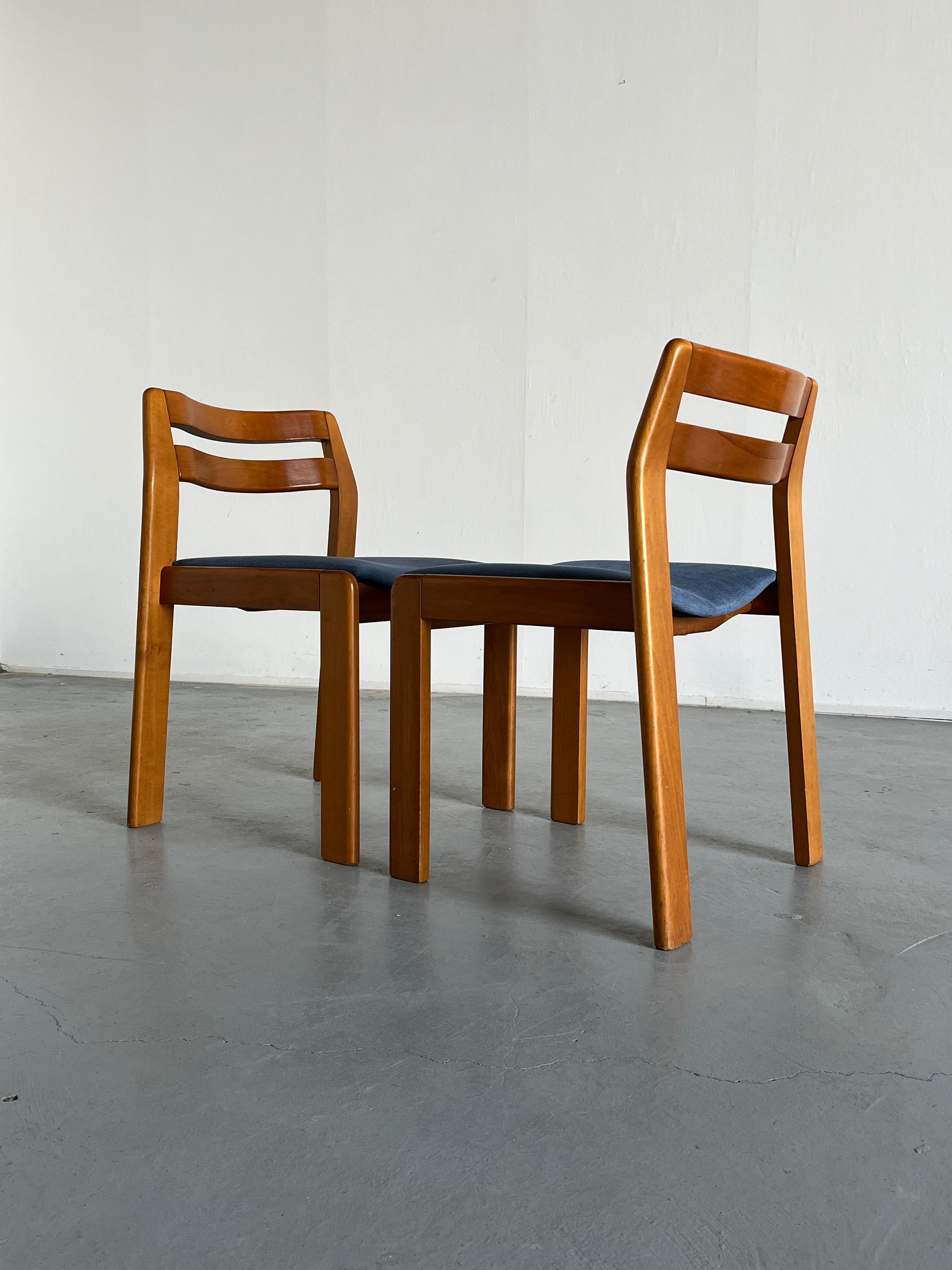 Italian Lacquered Wood Dining Chairs, 1960s