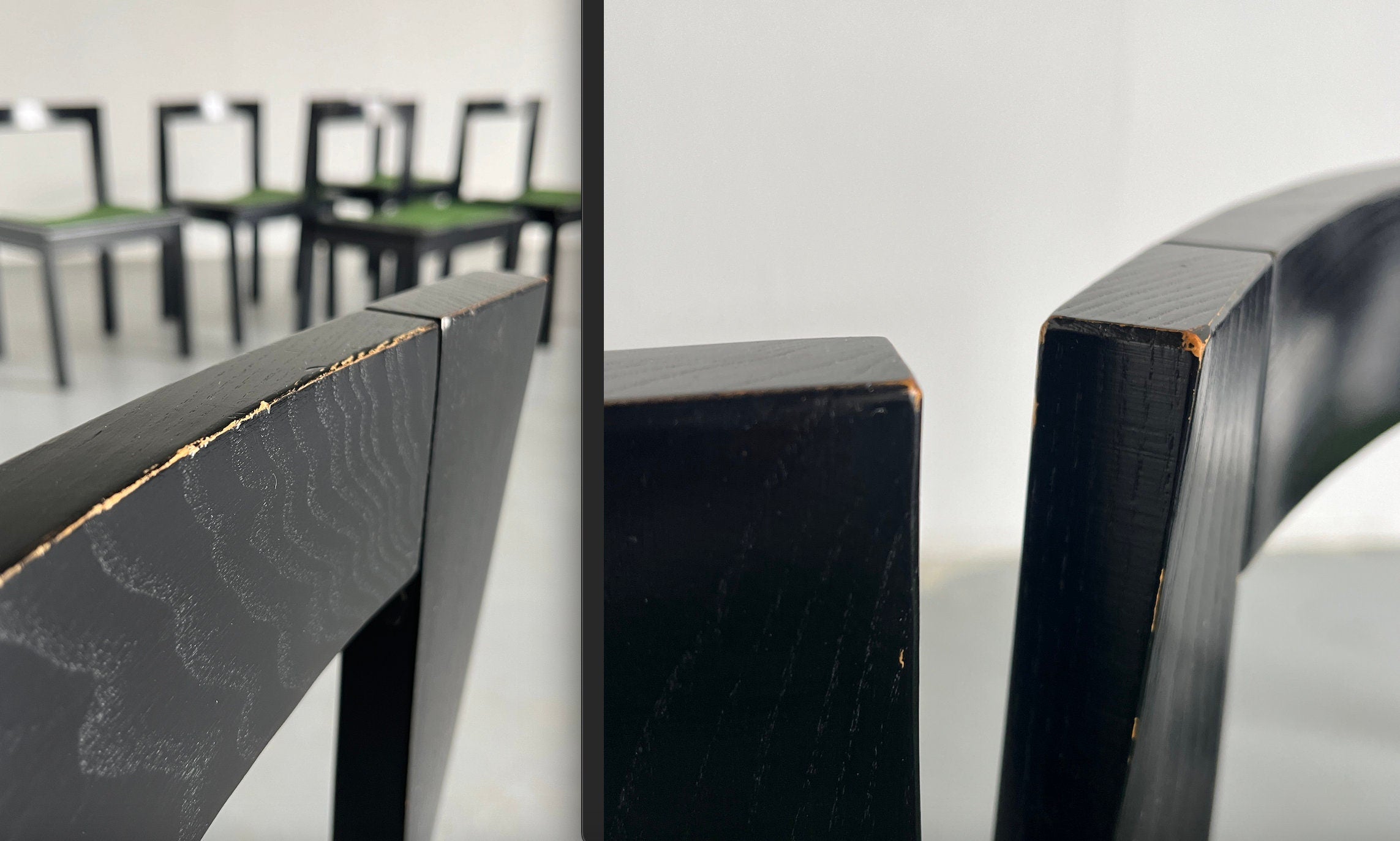 Mid-Century Modern Constructivist Chairs, 1970s Italy