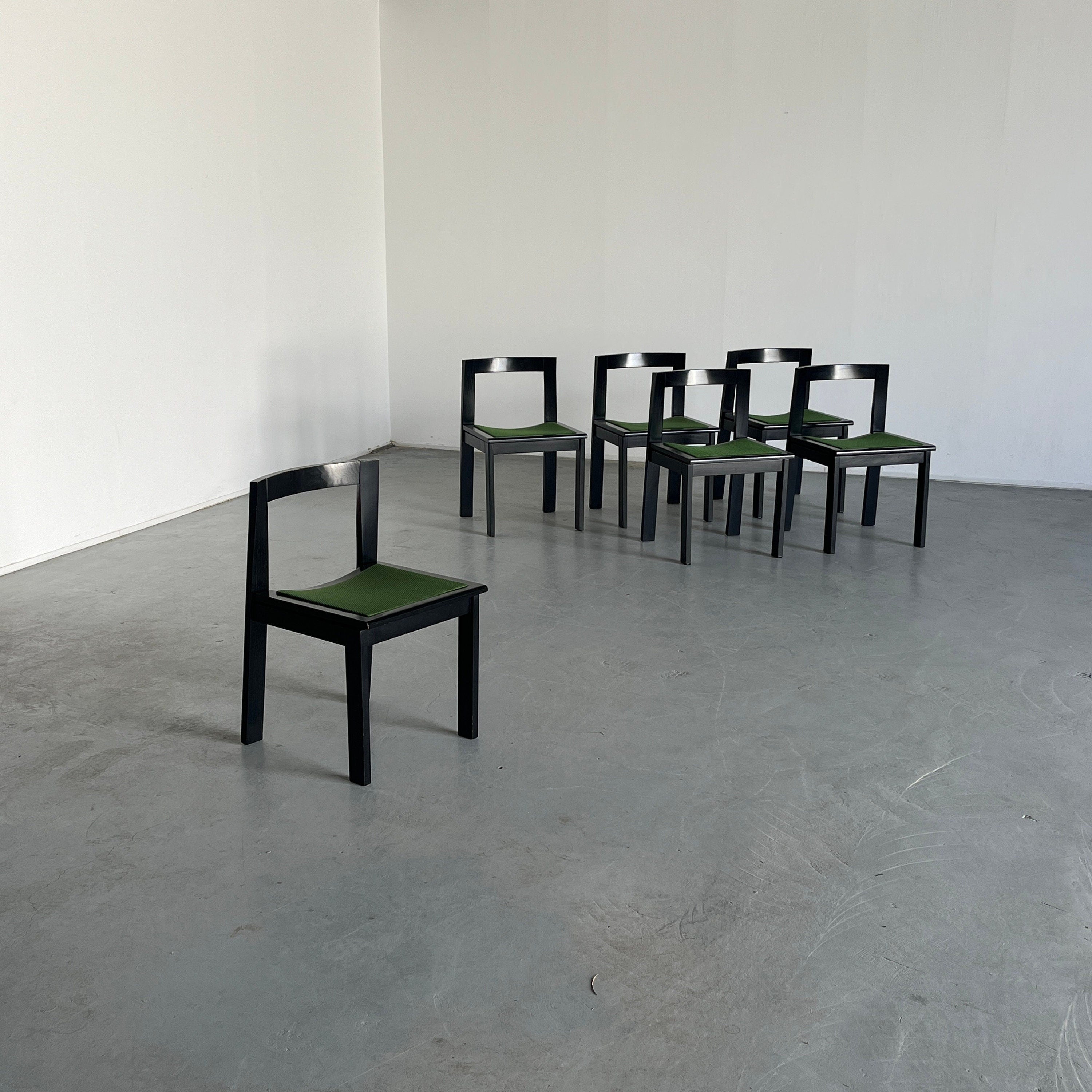 Mid-Century Modern Constructivist Chairs, 1970s Italy