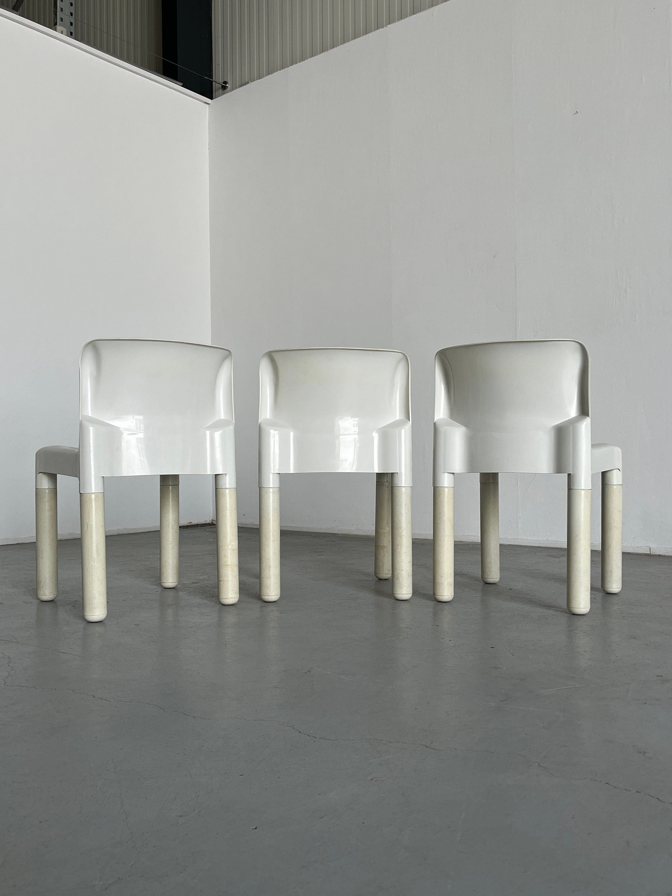 Carlo Bartoli 4875 Chairs for Kartell, 1972