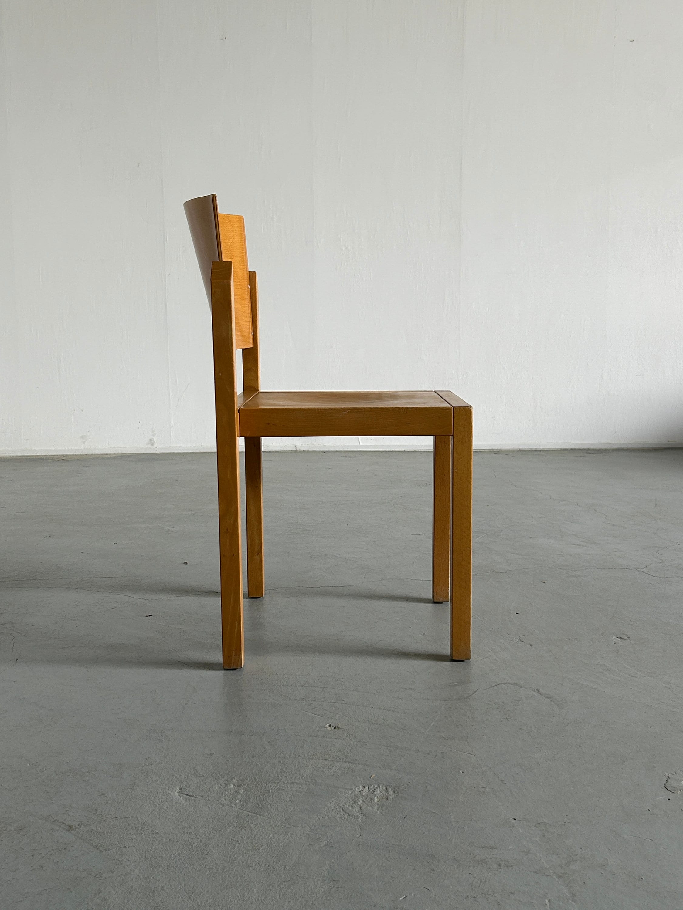 Thonet Postmodern Sculptural Wooden Chair, 1990s Austria