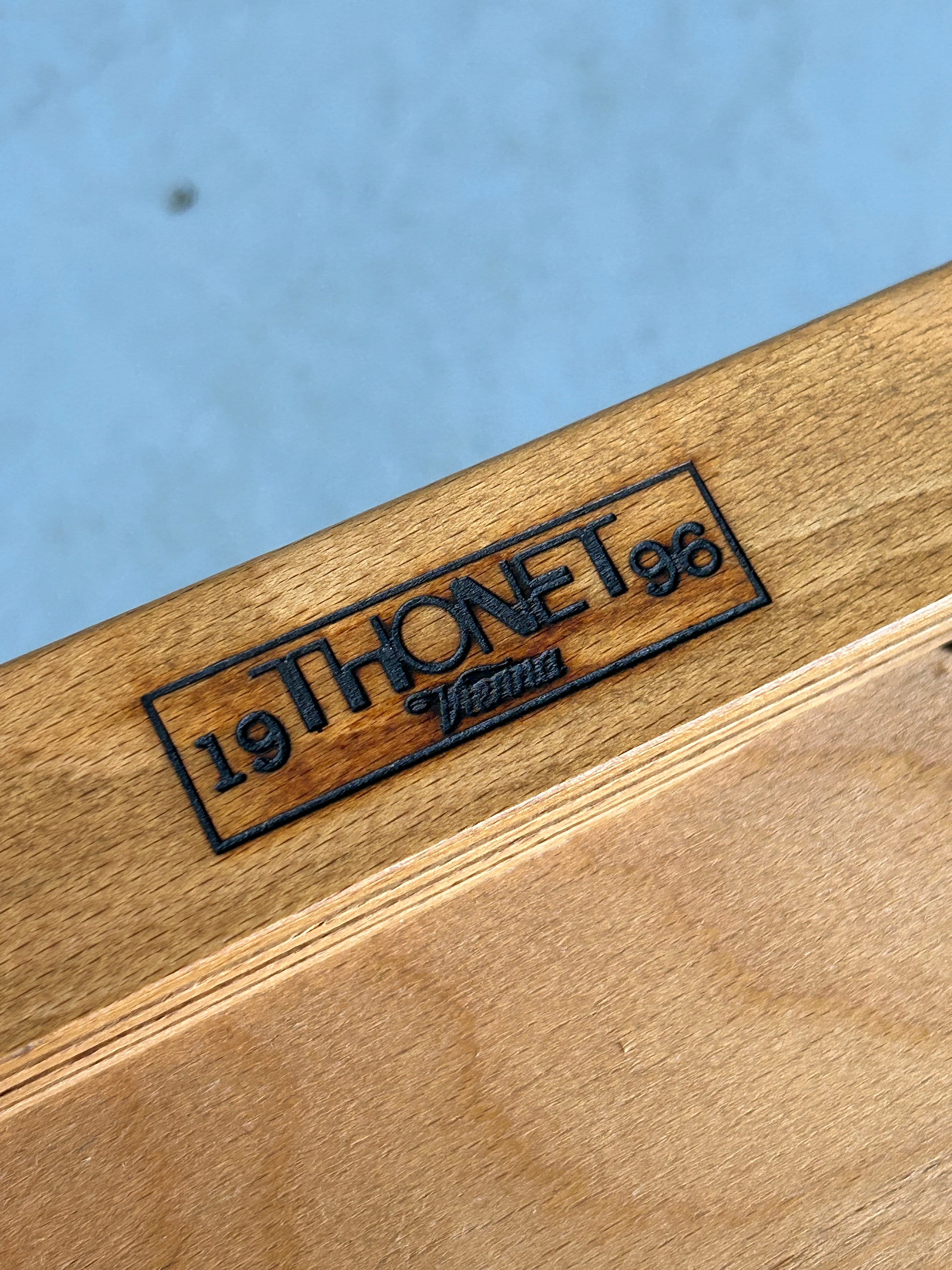 Thonet Postmodern Sculptural Wooden Chair, 1990s Austria