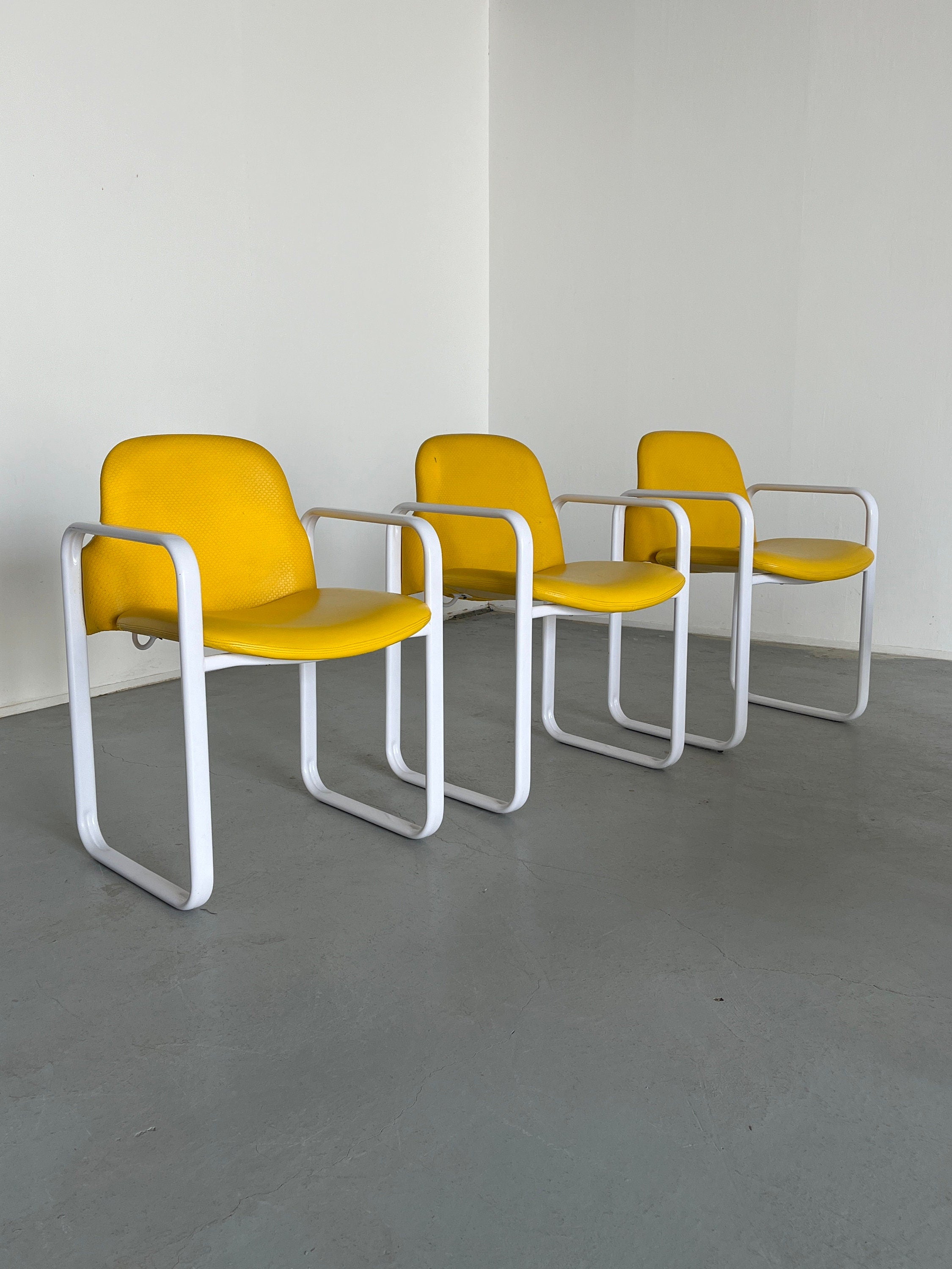 Memphis Style Armchairs by Thema Italy, 1980s