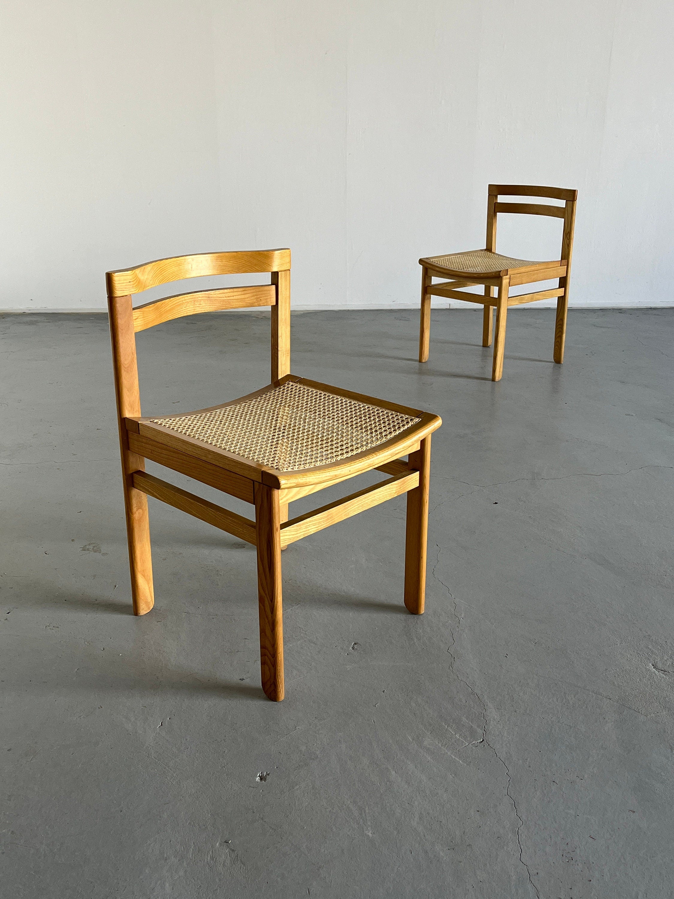 Mid-Century Modern Constructivist Chairs in Beech, 1960s