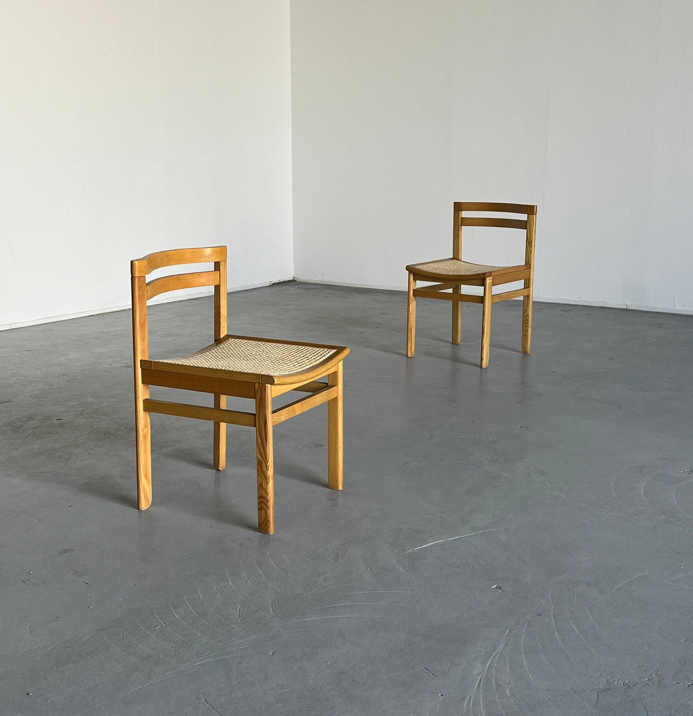 Mid-Century Modern Constructivist Chairs in Beech, 1960s