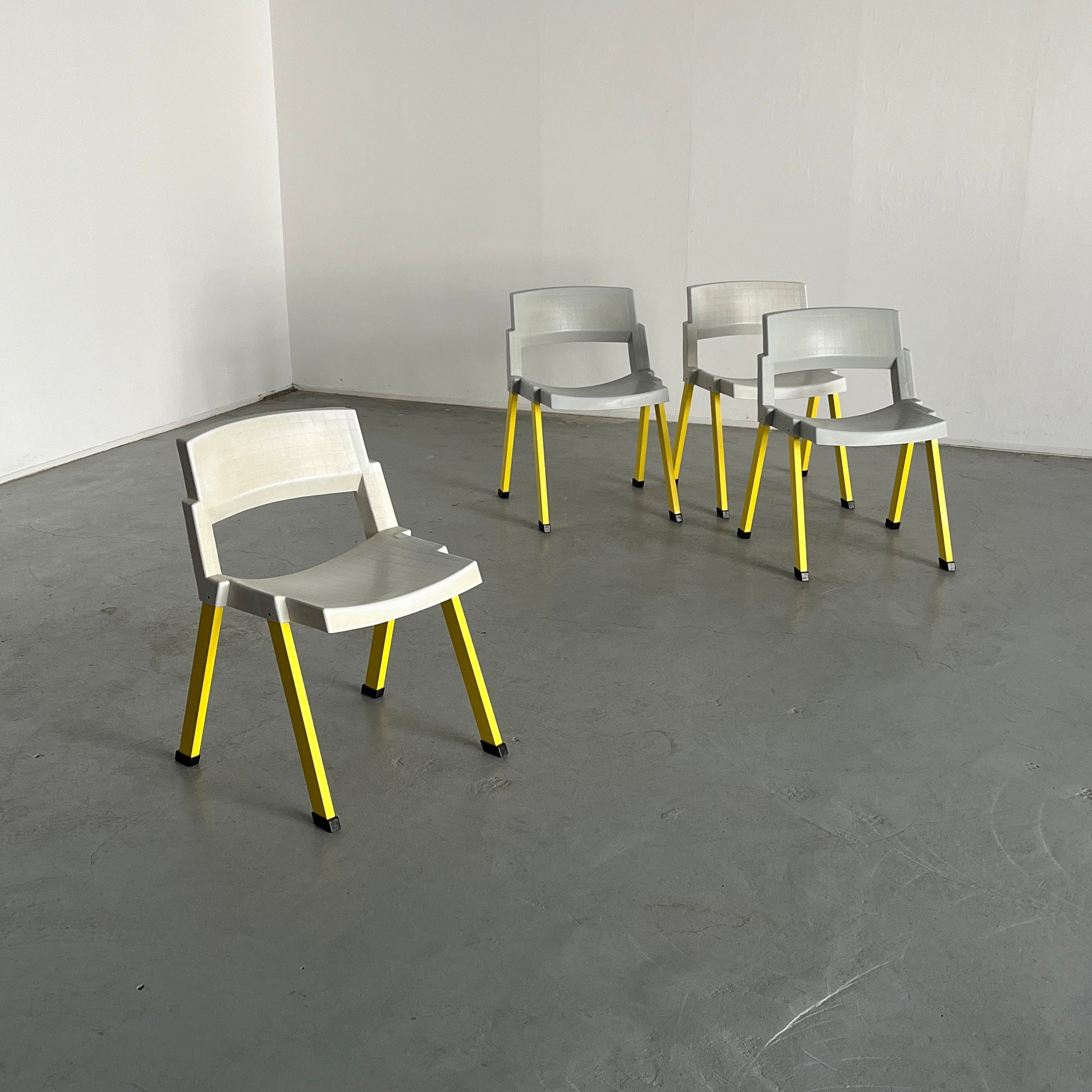 City Chairs by Paolo Orlandini and Roberto Lucci for Lamm, 1980s Italy