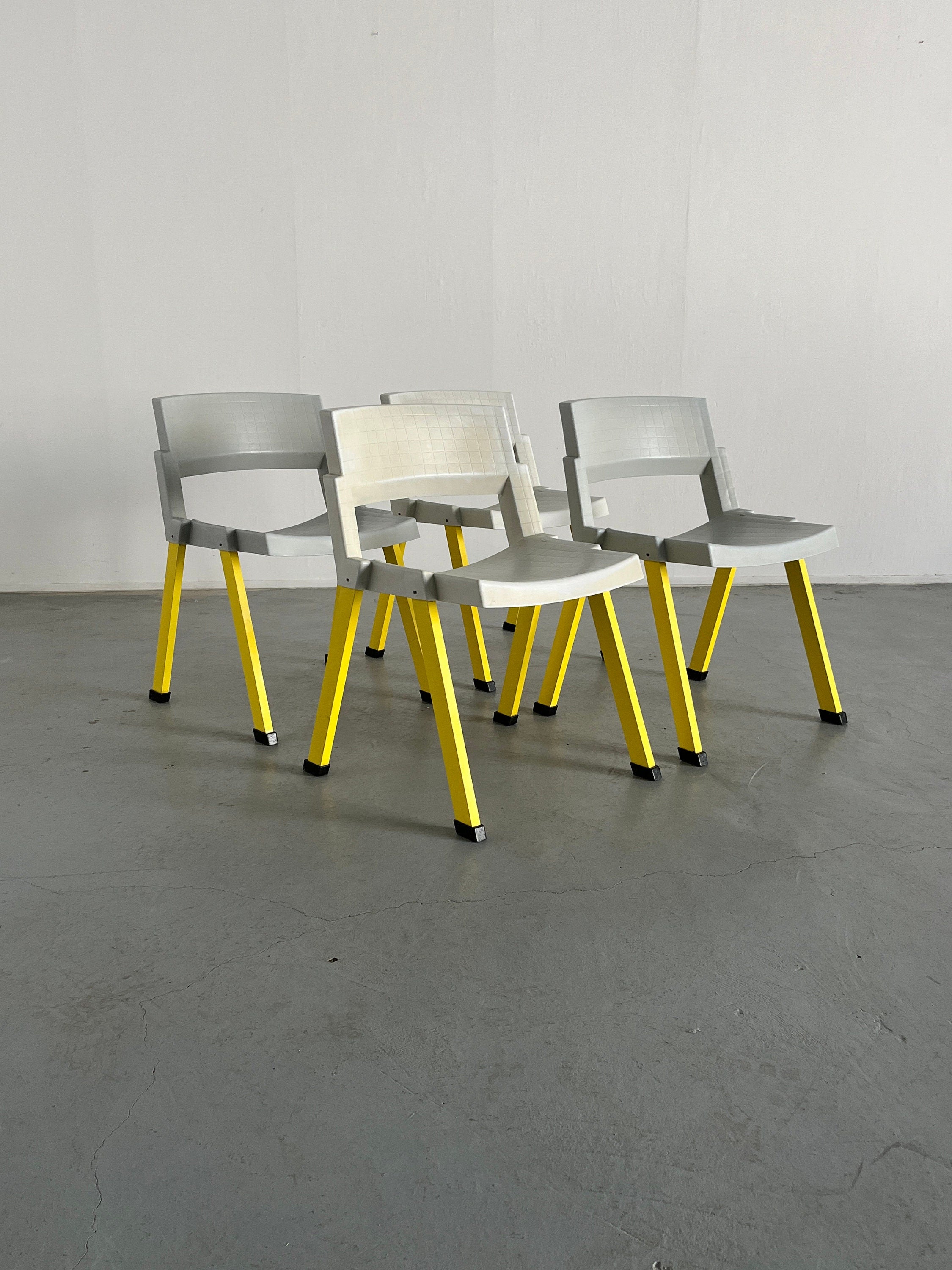 City Chairs by Paolo Orlandini and Roberto Lucci for Lamm, 1980s Italy