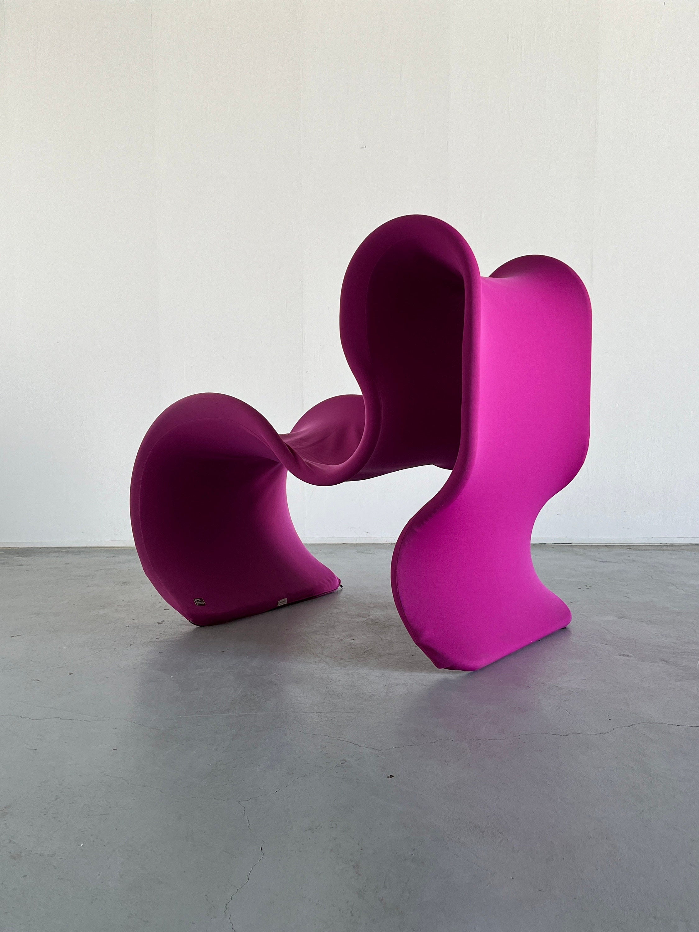 Large Fiocco Armchair by Gianni Pareschi for Busnelli in Pink, 1970s