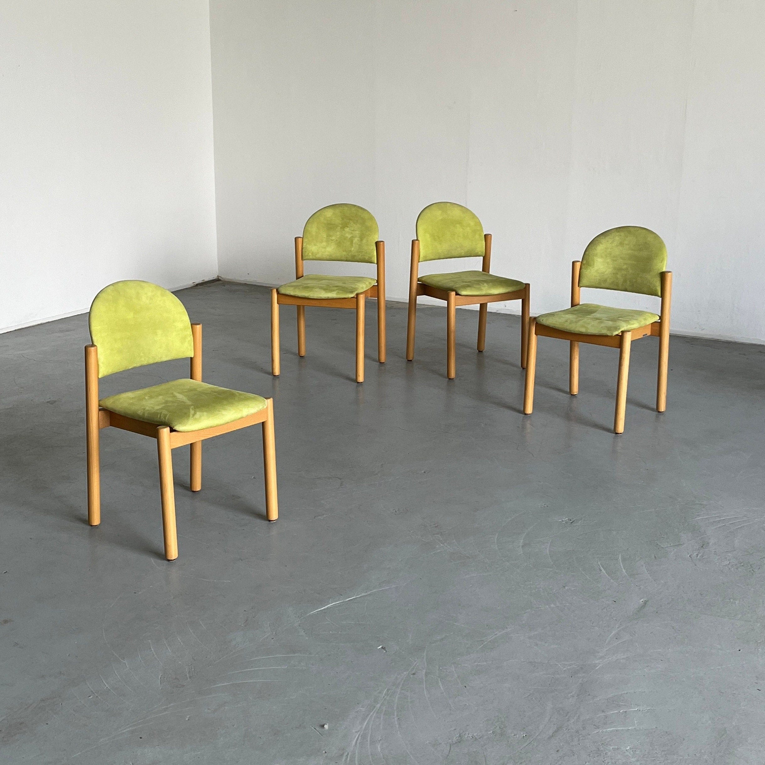 Dining Chairs by Wiesner Hager, 1990s Austria