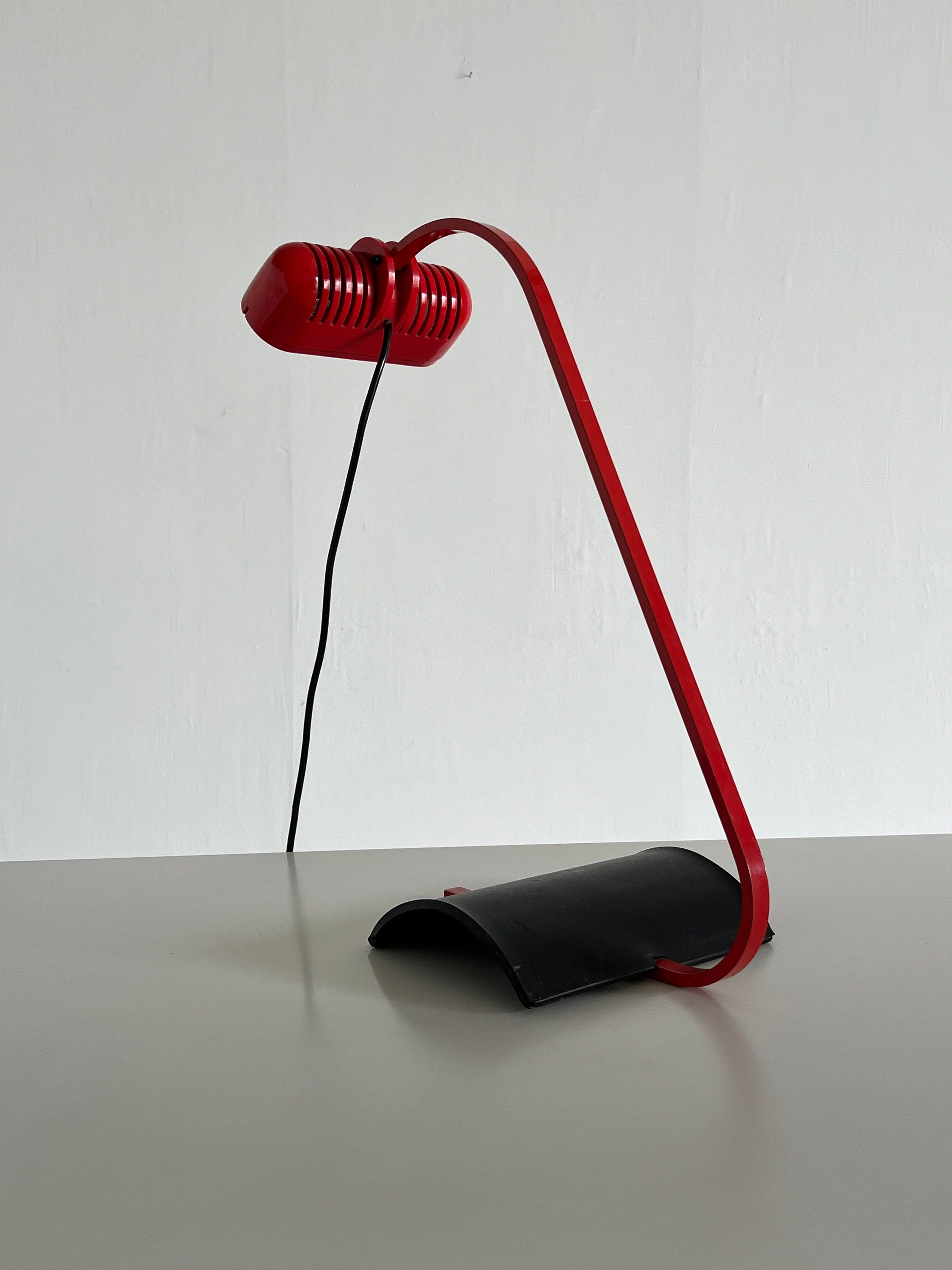 Desk Lamp Model T555 by Luci Illuminazione di Interni, 1980s Italy