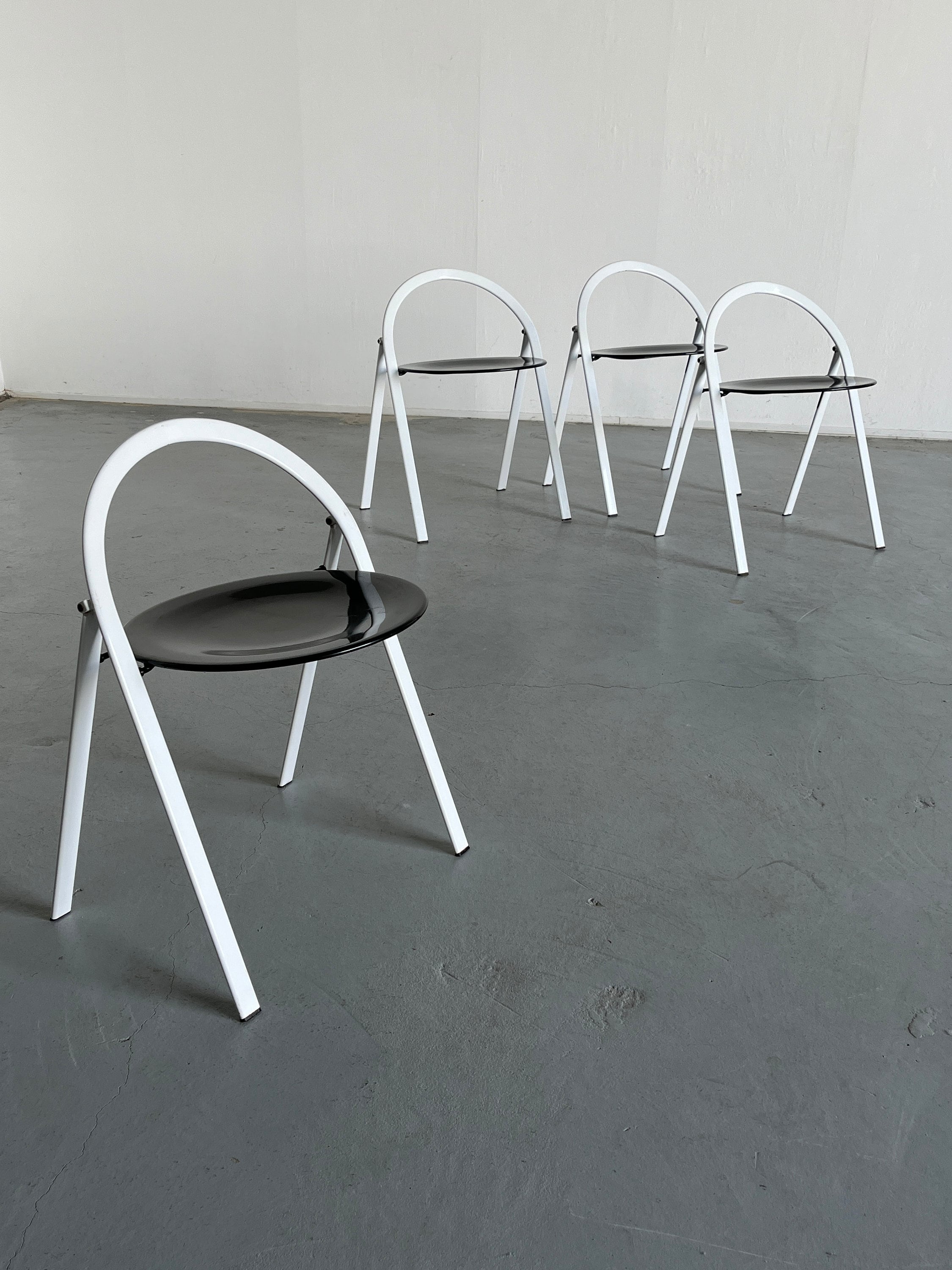 Folding Chairs by Giorgio Cattelan for Cidue, Italy 1970s