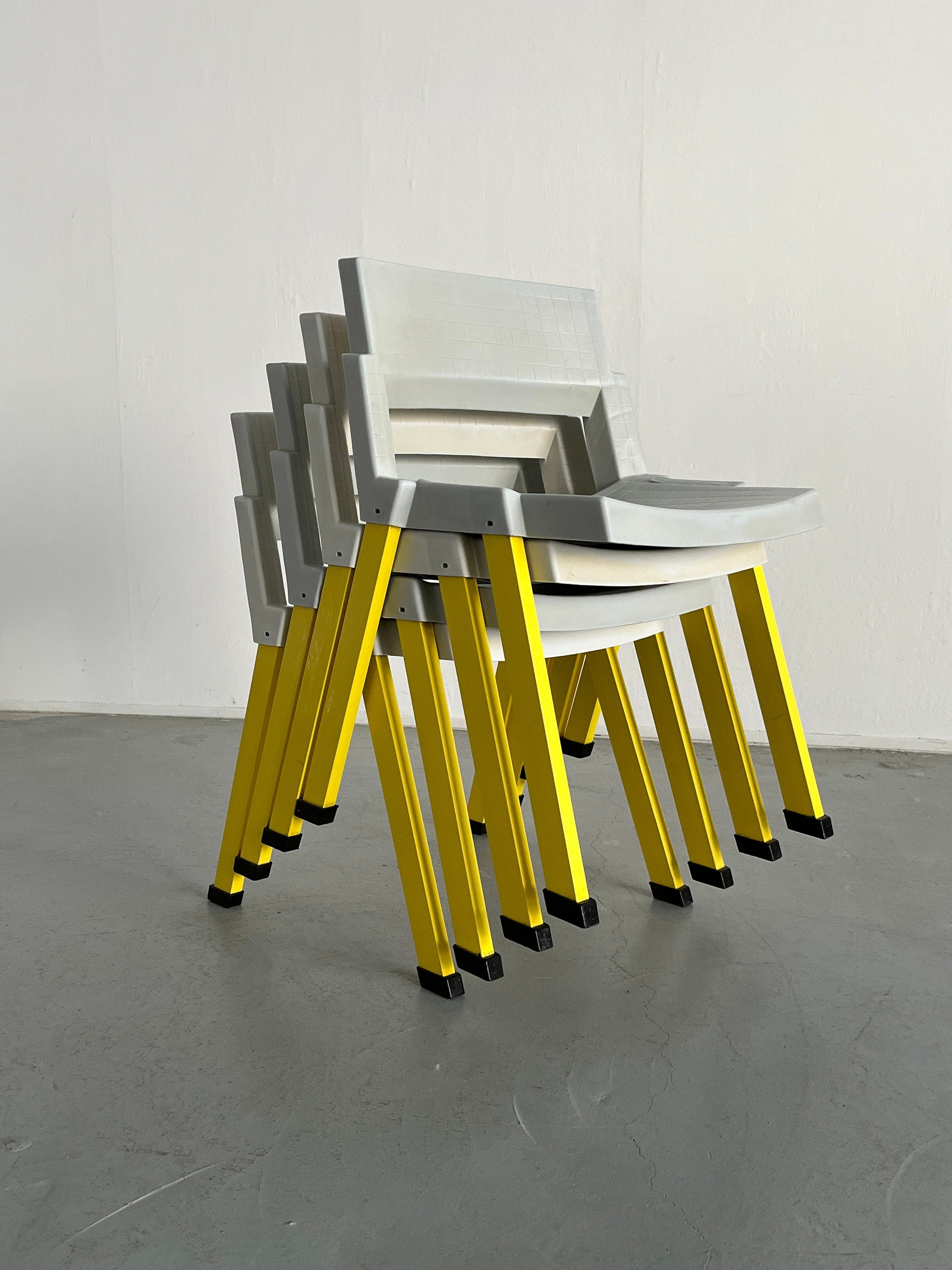 City Chairs by Paolo Orlandini and Roberto Lucci for Lamm, 1980s Italy