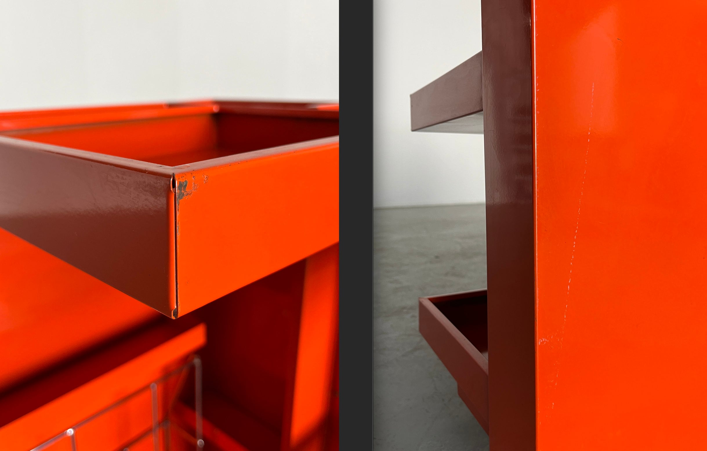 Mid-Century Modern Office Trolley, 1970s.