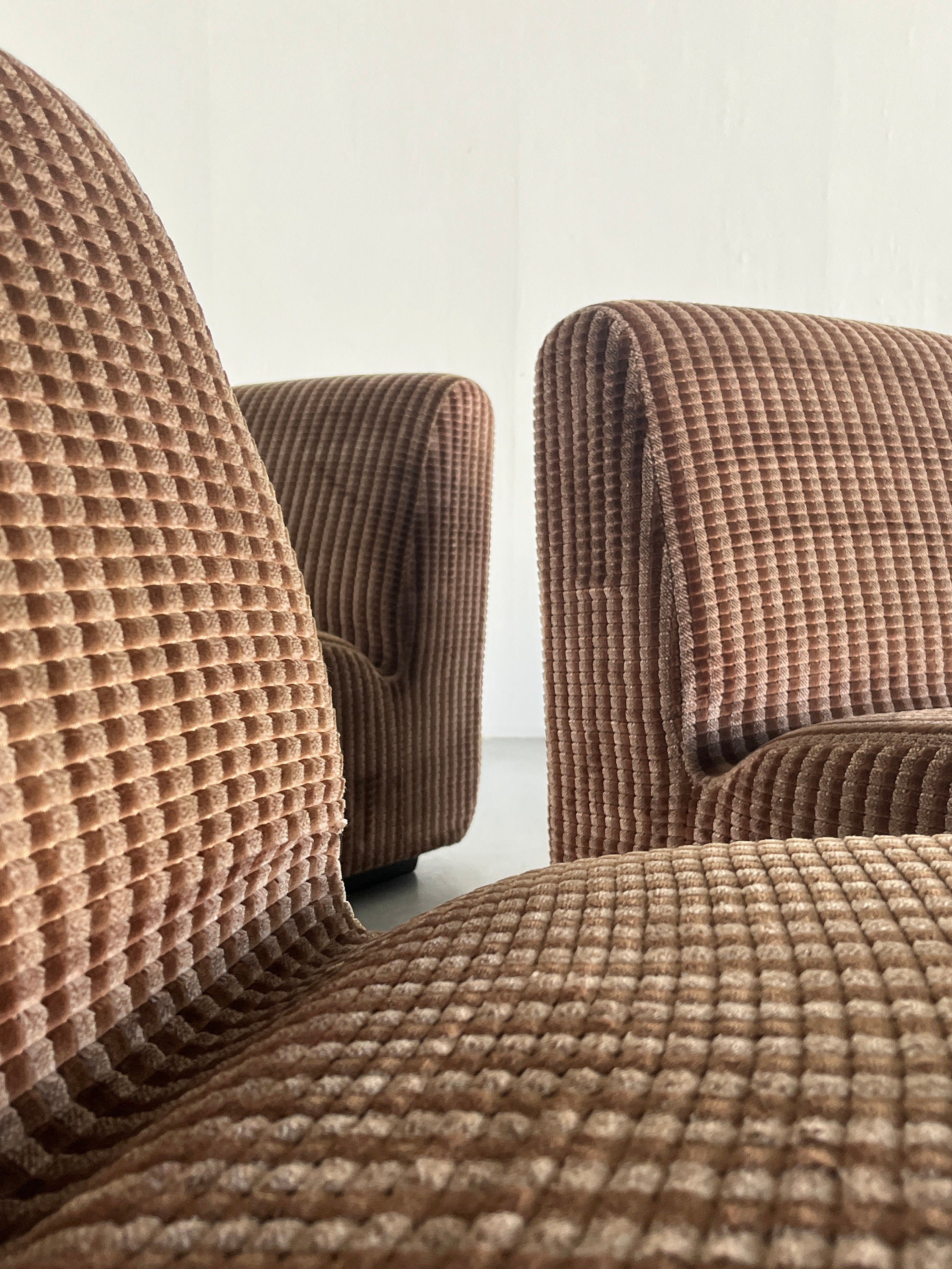 Italian Modular Sofa, 1970s Space Age Set of 6