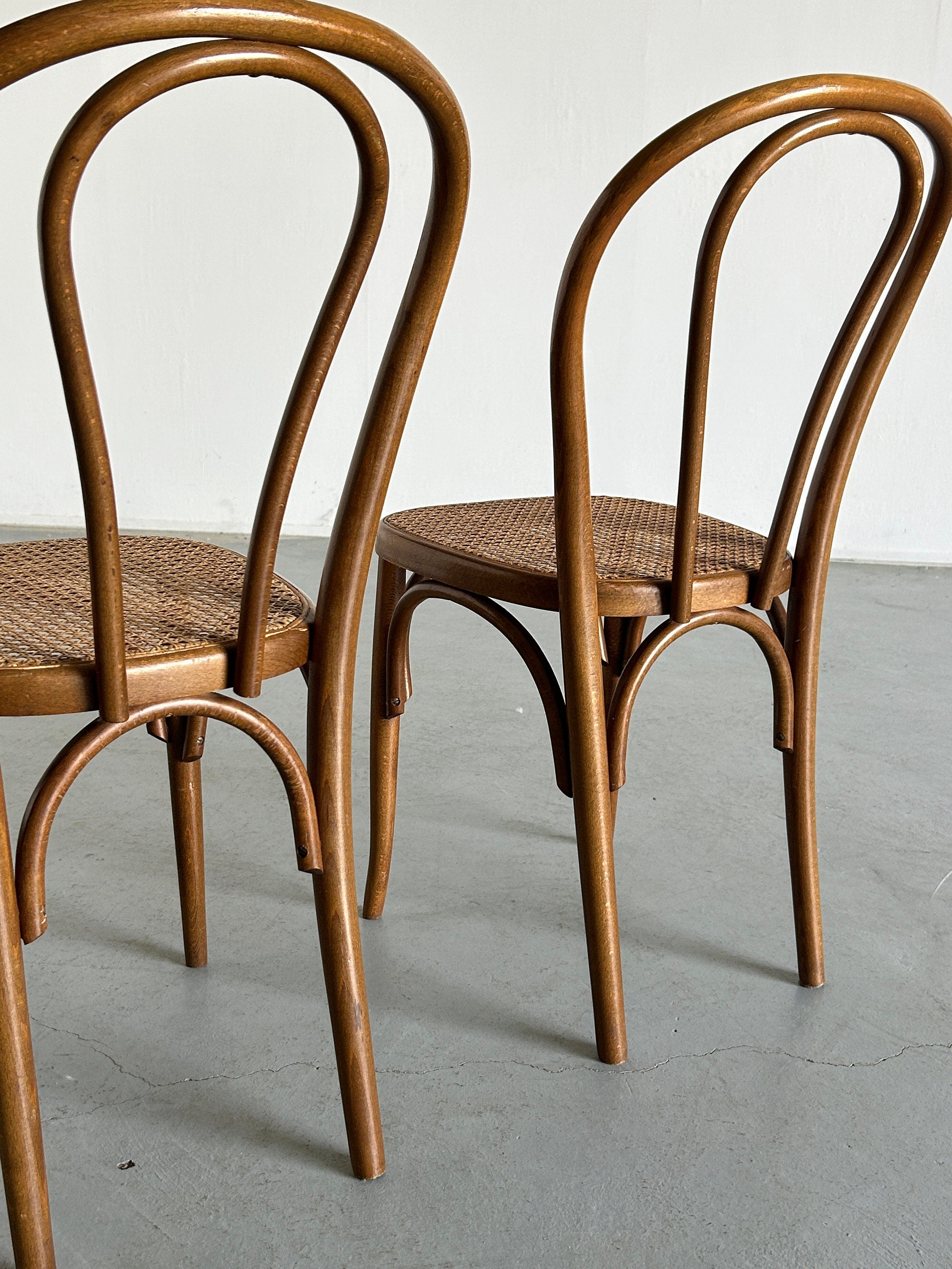 Thonet Bentwood Style Chairs No. 14, 1950s
