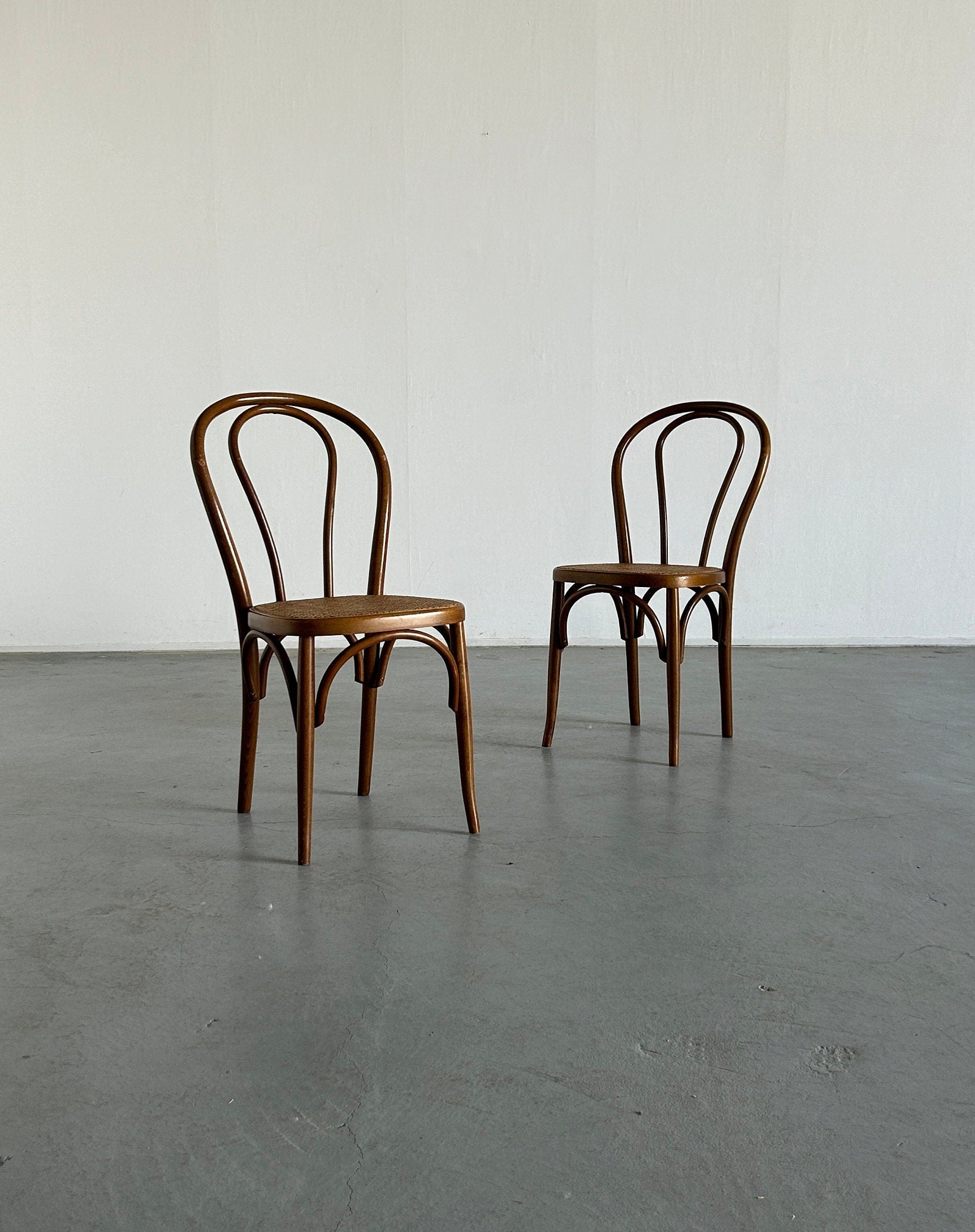 Thonet Bentwood Style Chairs No. 14, 1950s