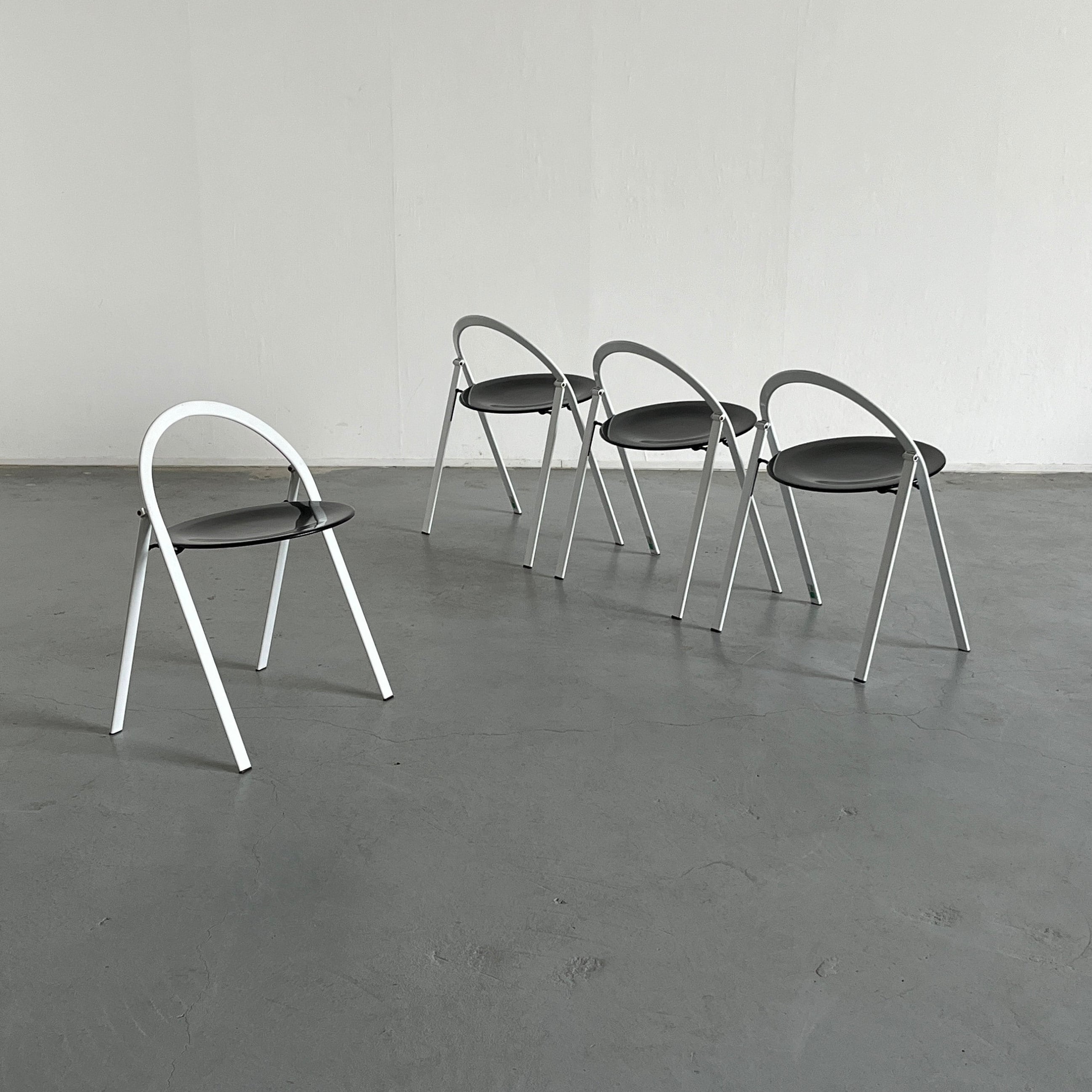 Folding Chairs by Giorgio Cattelan for Cidue, Italy 1970s