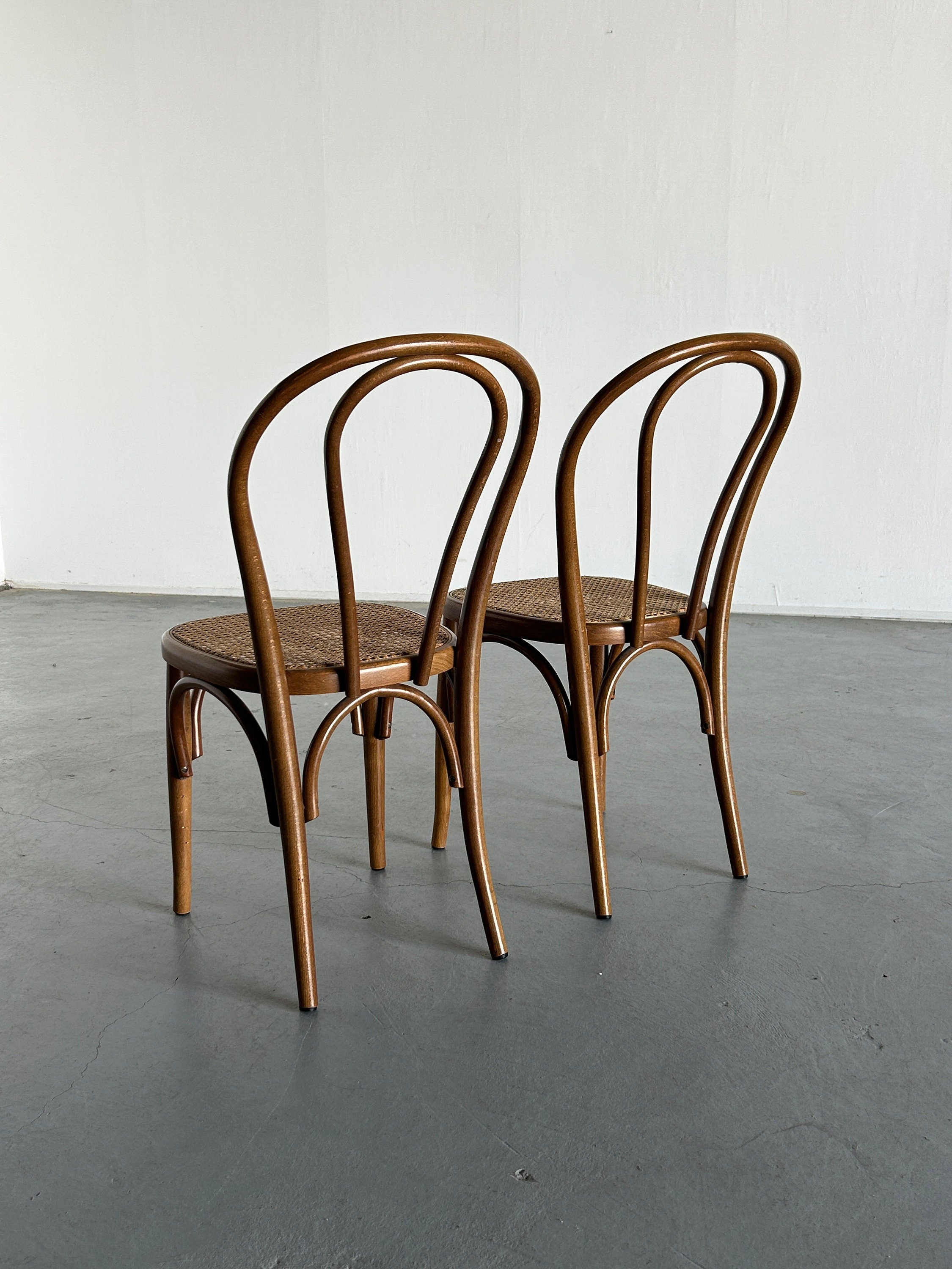 Thonet Bentwood Style Chairs No. 14, 1970s