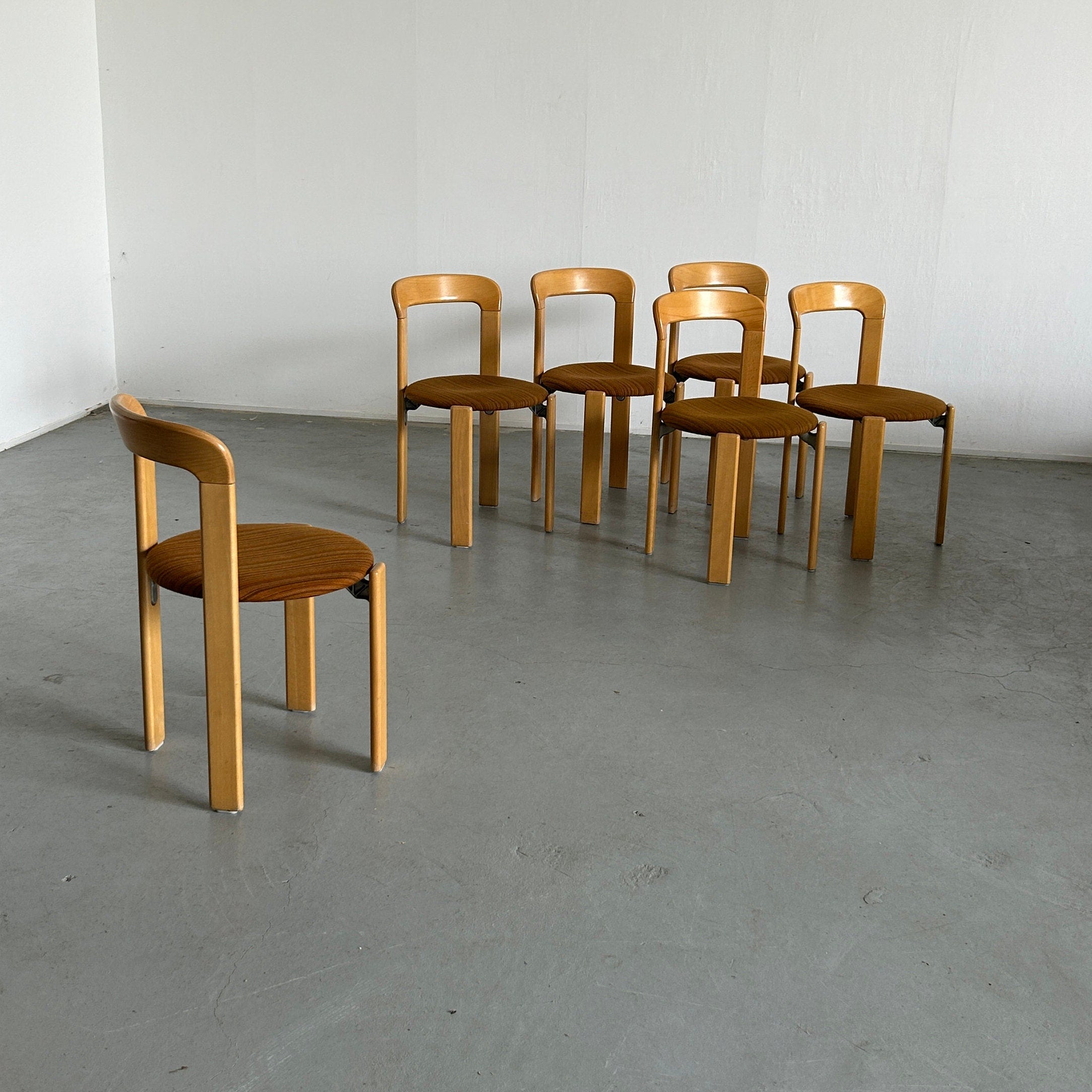 Bruno Rey Stackable Chairs for Kusch & Co, 1990s Germany