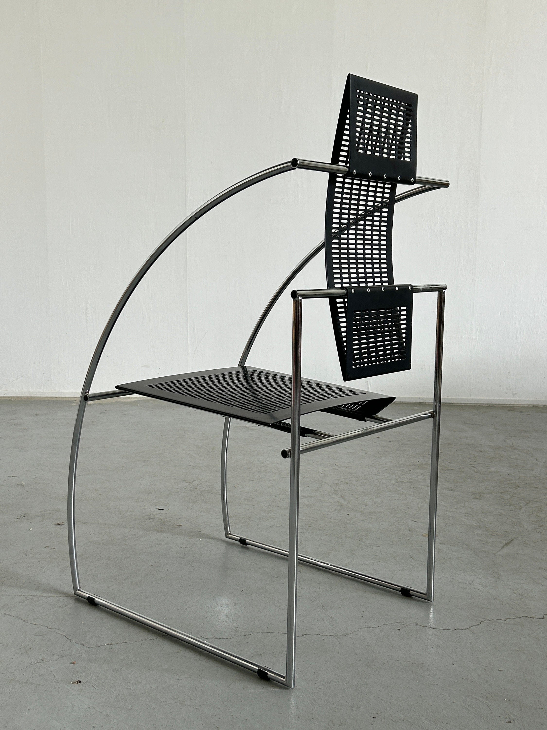 'Quinta' Armchair by Mario Botta for Alias, 1980s Italy