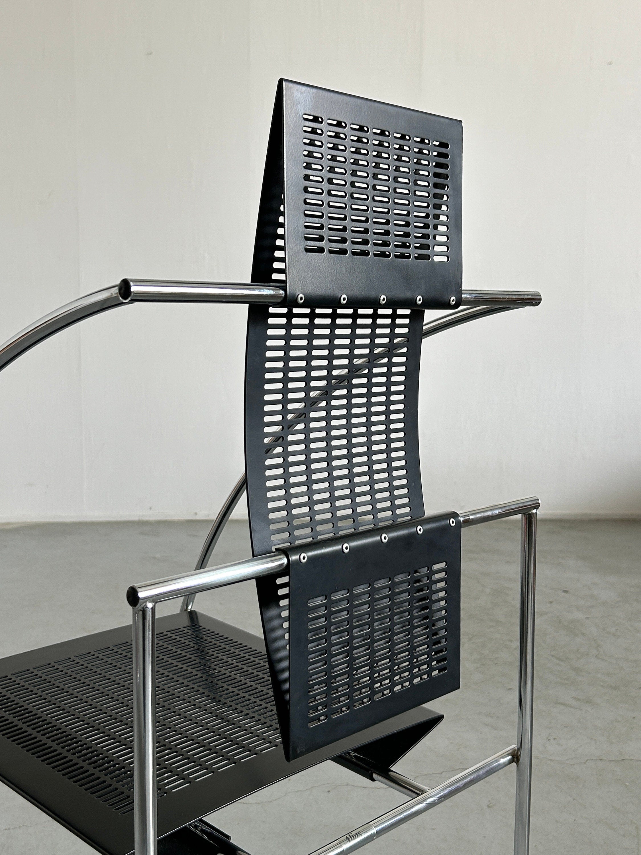'Quinta' Armchair by Mario Botta for Alias, 1980s Italy